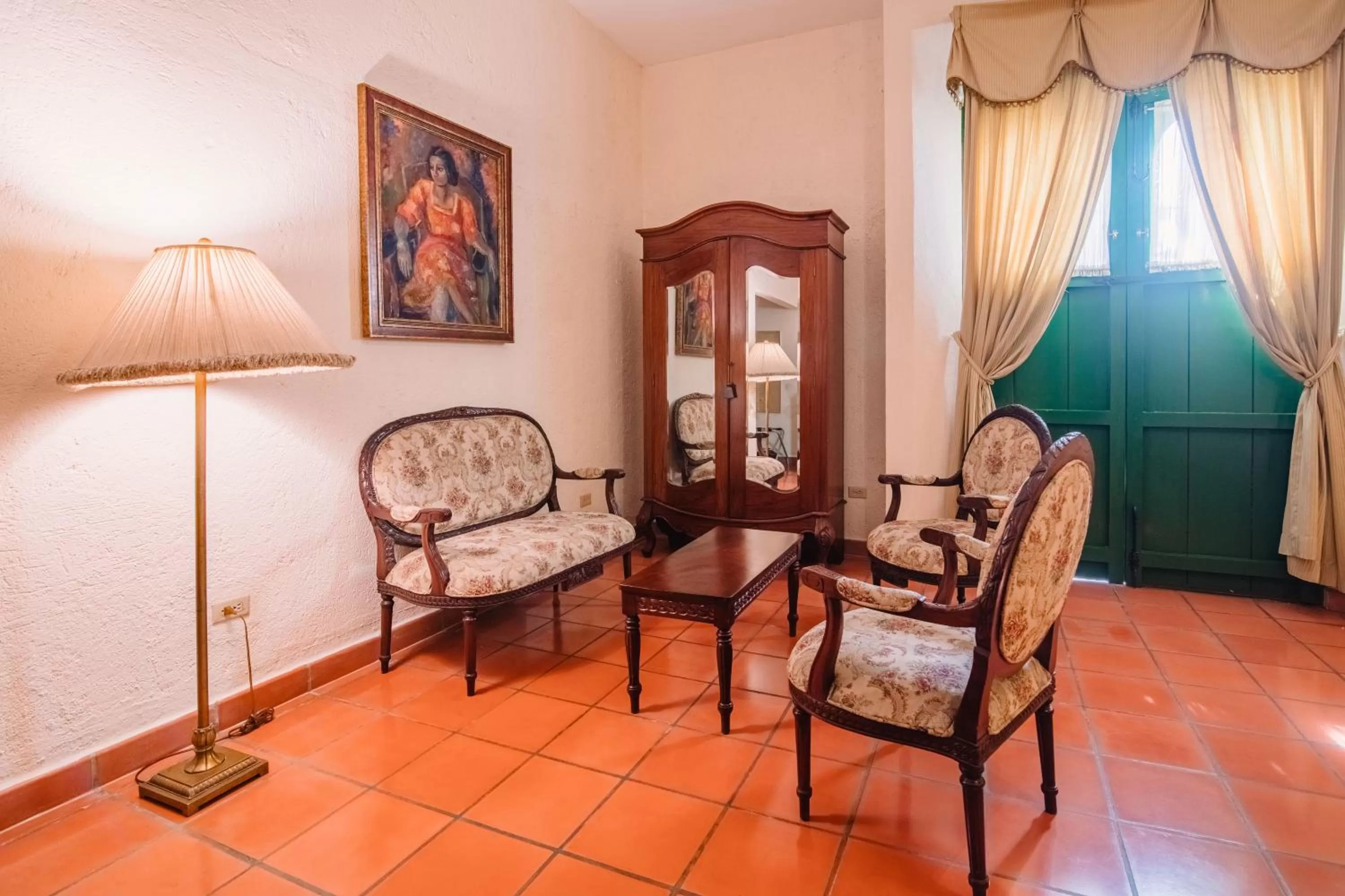 Living room, Seating Area in Hotel El Convento Leon Nicaragua