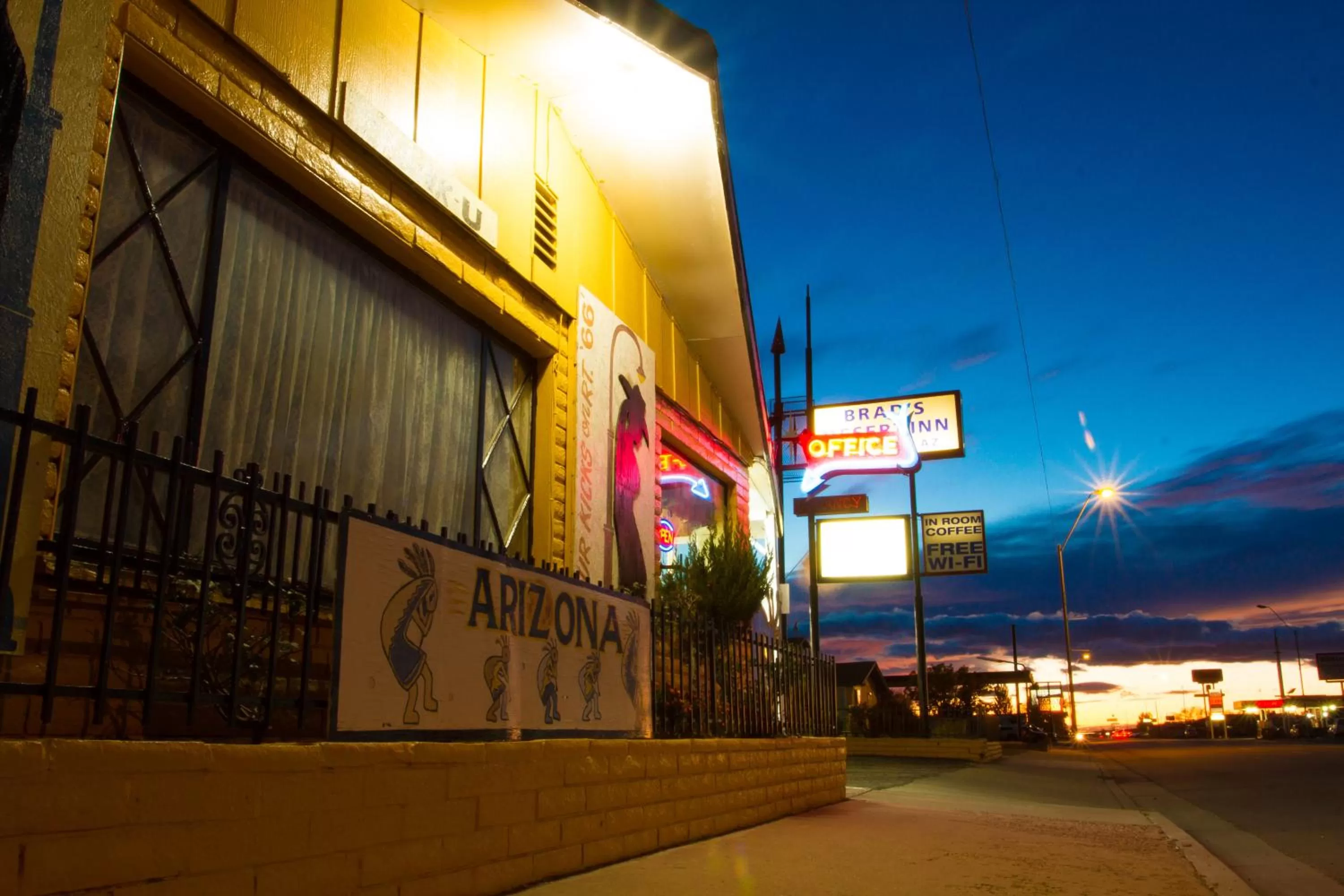 Property building in Brad's Desert Inn