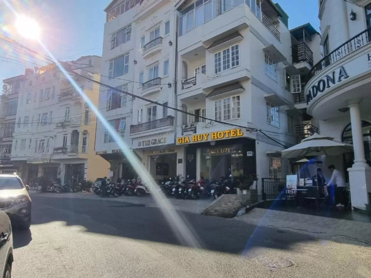 Property building in Glory Gia Huy Hotel