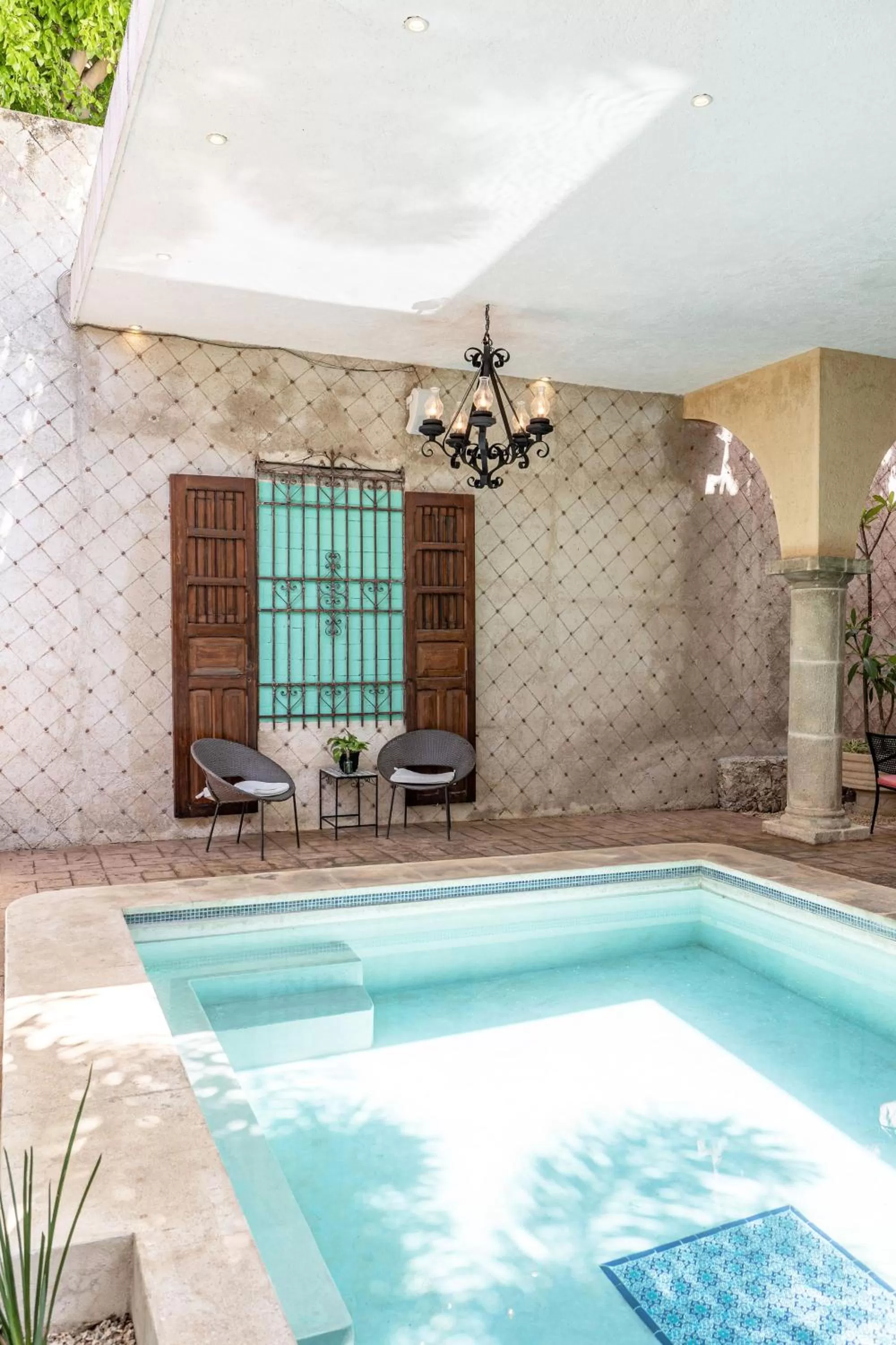 Pool view in Casa Dos Lirios Hotel Boutique