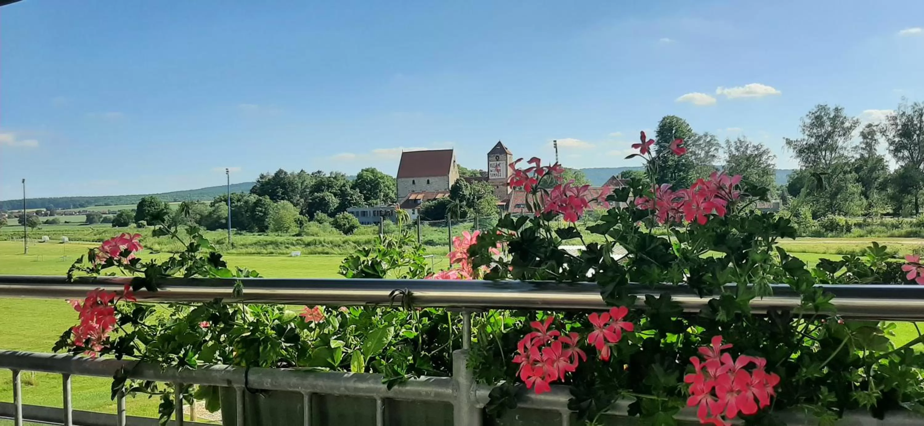 Balcony/Terrace in Landgasthof Zur scharfen Ecke