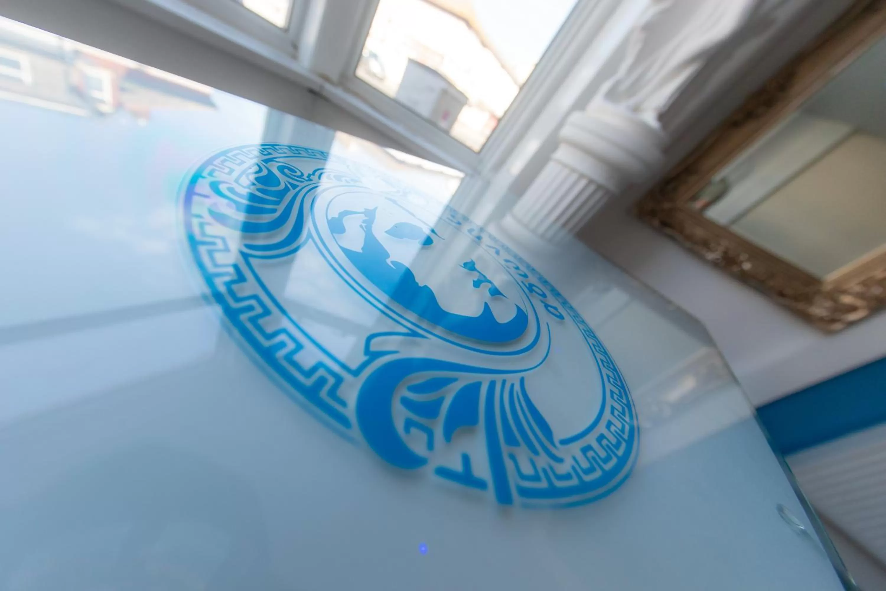 Property logo or sign, Bed in The Adonis Hotel