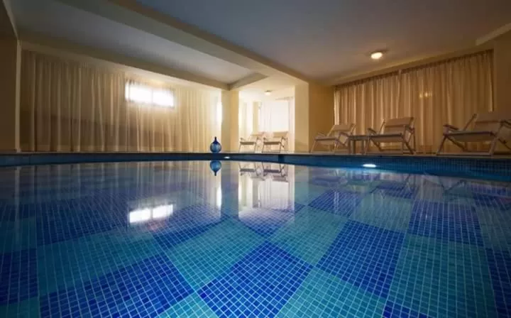 Swimming pool in Ellinon Thea Arachova