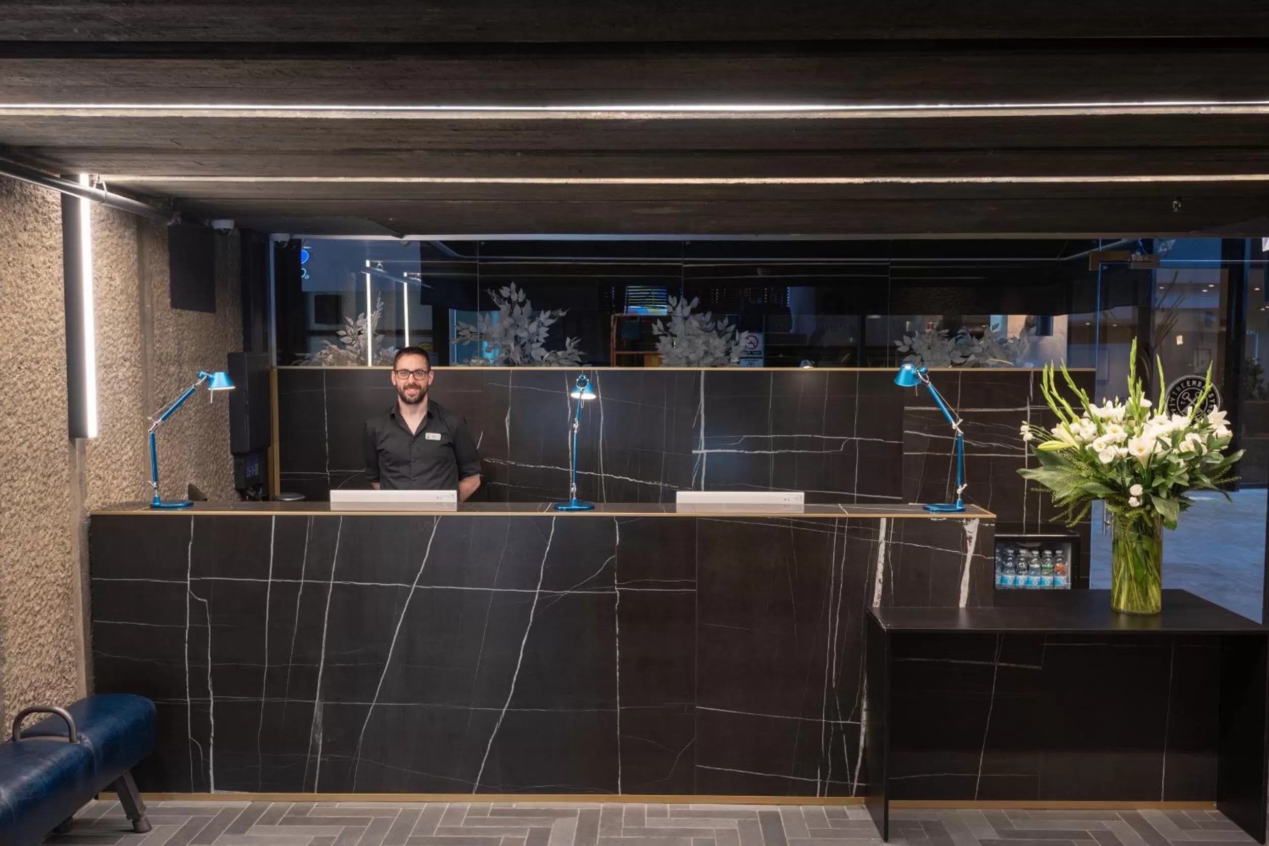 Lobby or reception in Embassy Hotel Tel Aviv