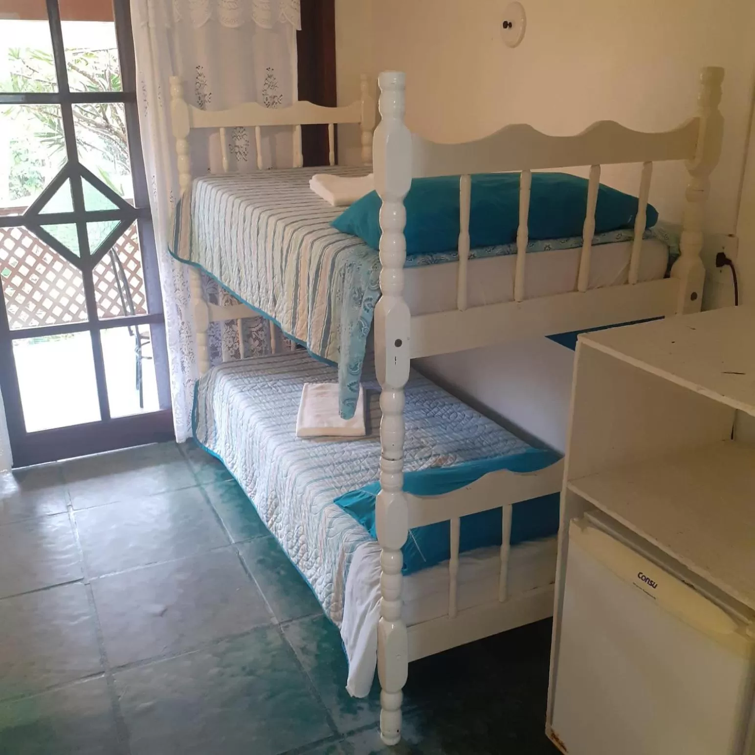 Quadruple Room with Bath in Hotel Pousada 7 Mares