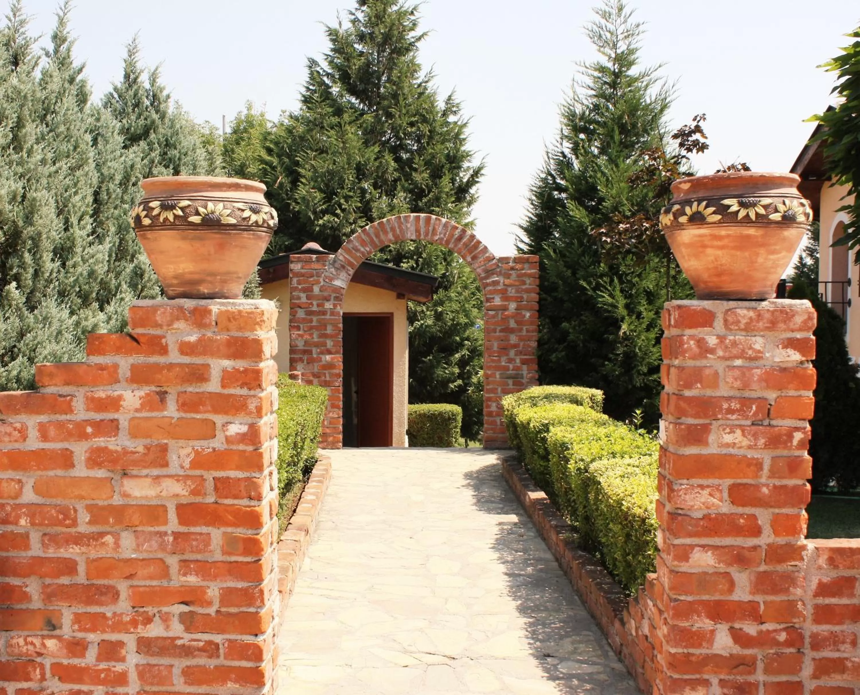 Decorative detail in Hotel Villa Verde