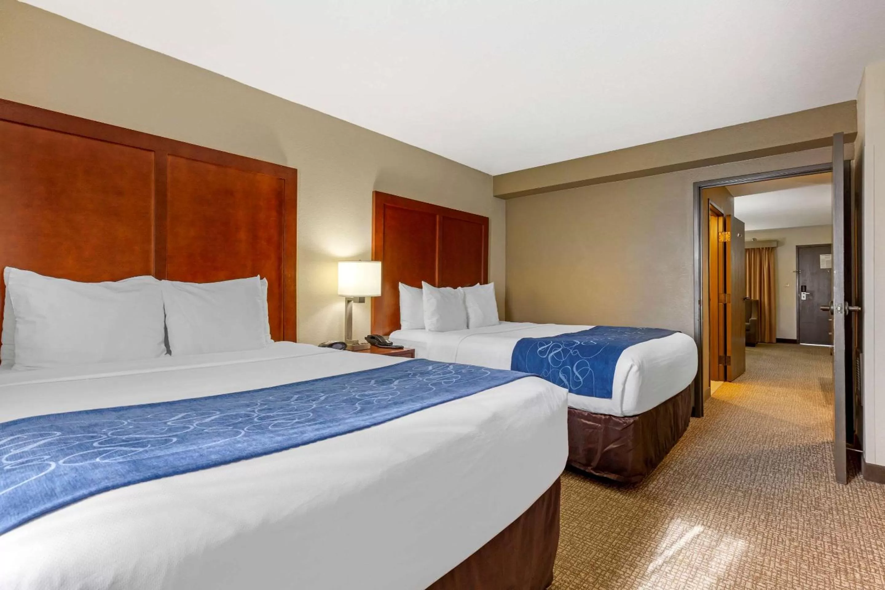 Photo of the whole room, Bed in Comfort Suites Fredericksburg South