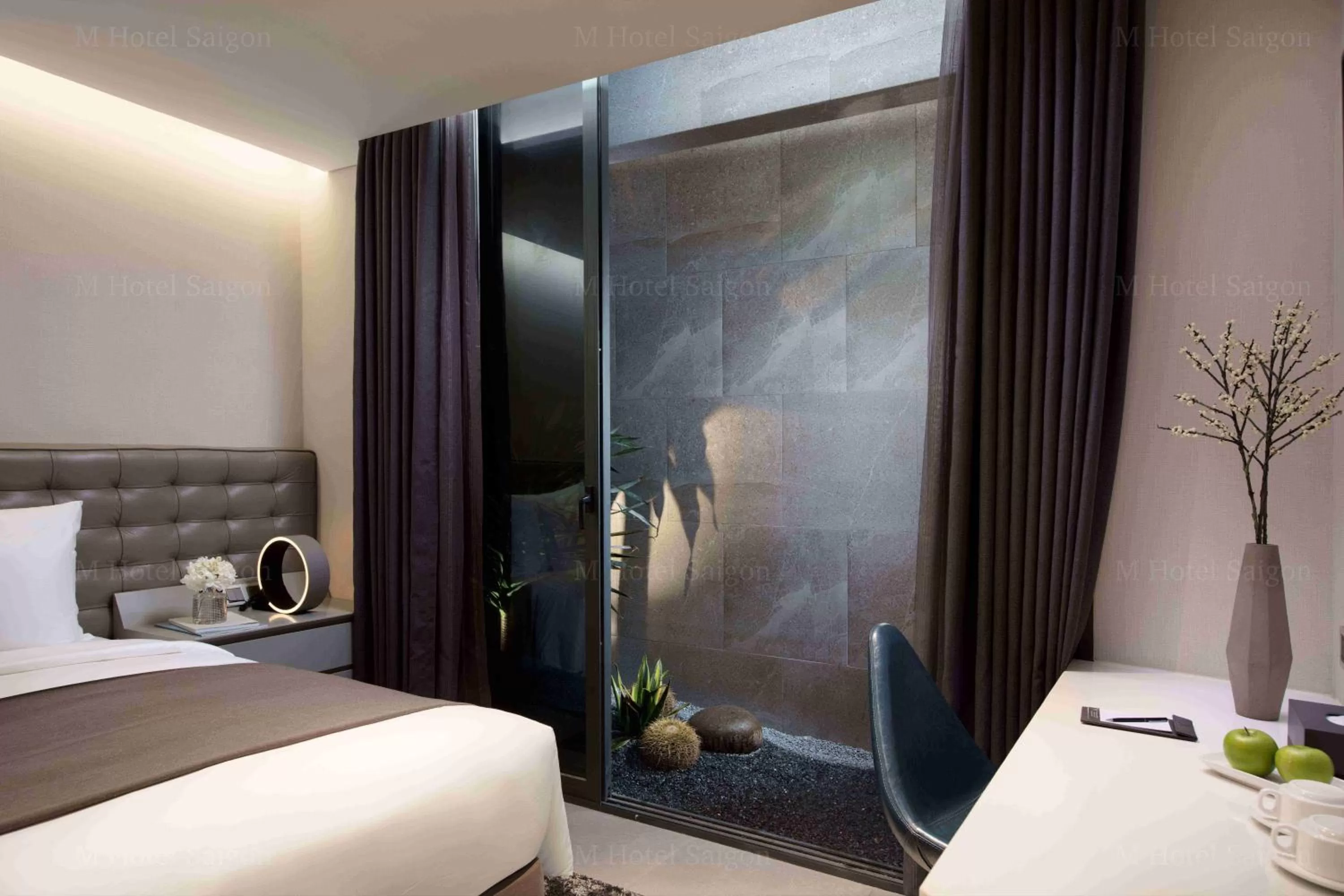 View (from property/room), Bed in M Hotel Saigon