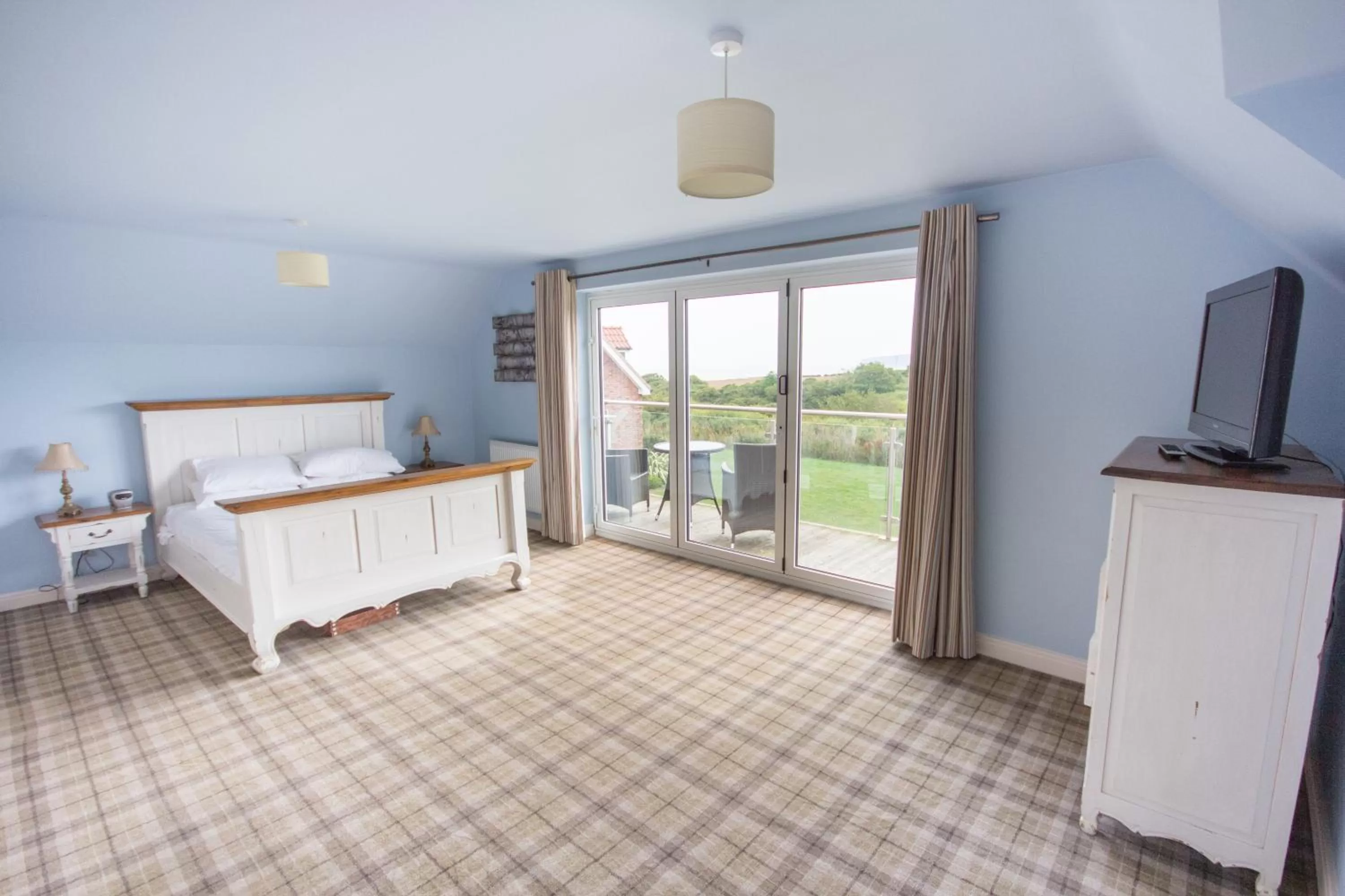 Patio in The Bay Filey Holiday Village