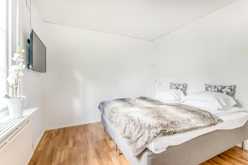 Bed in City Apartments in Jonkoping