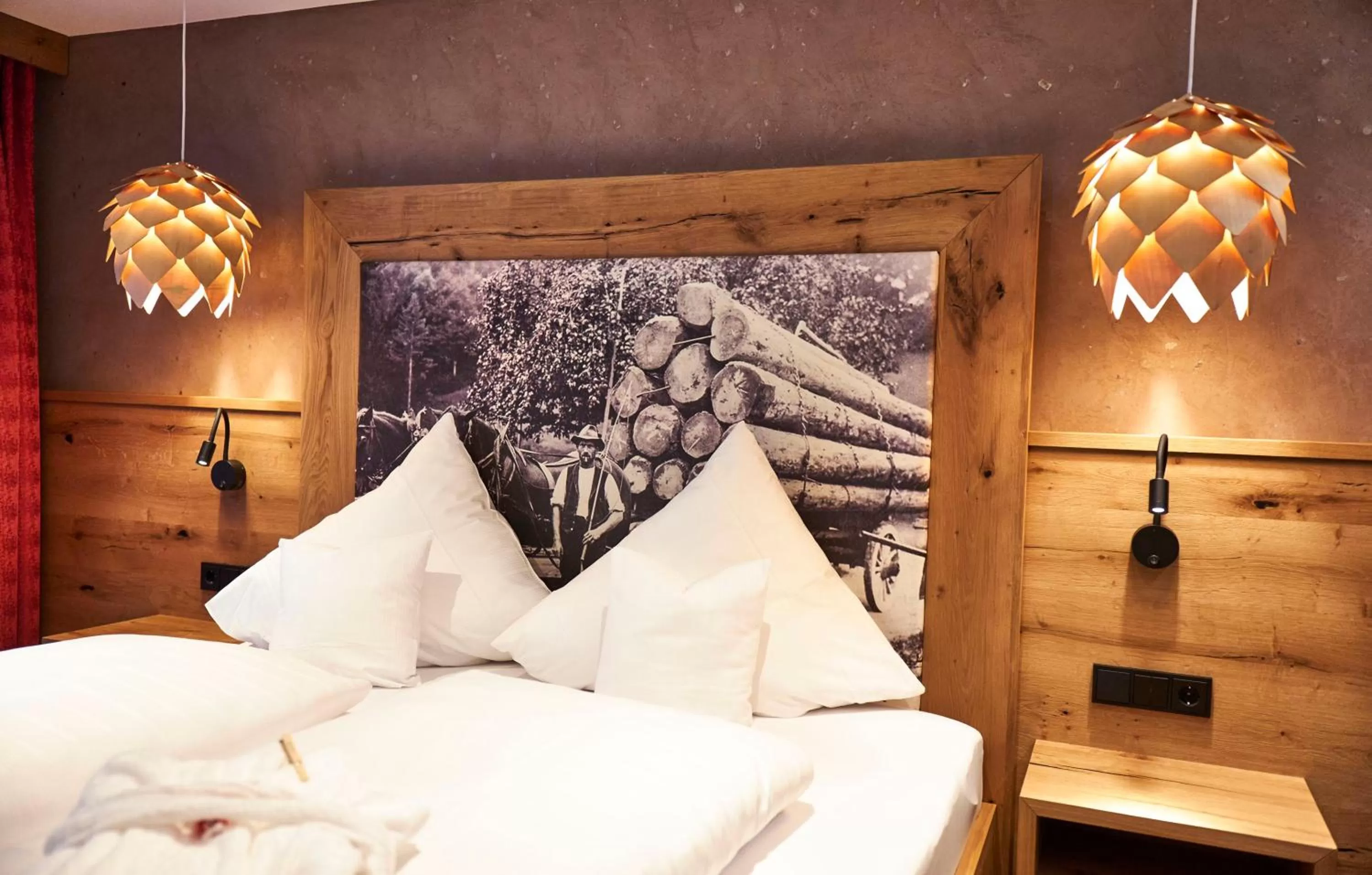 Bedroom, Bed in Wander- und Aktivhotel Adam Bräu