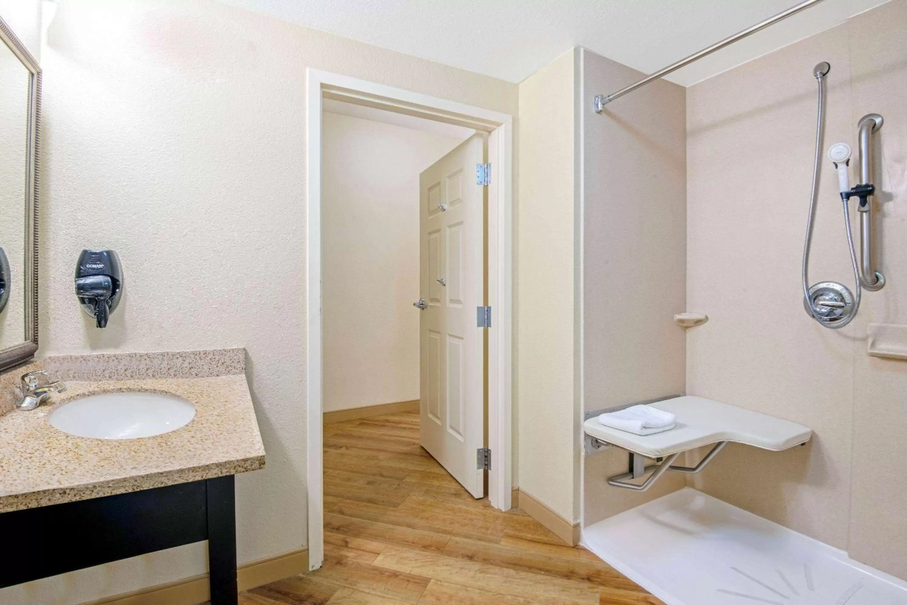 Shower in La Quinta by Wyndham Lawton / Fort Sill