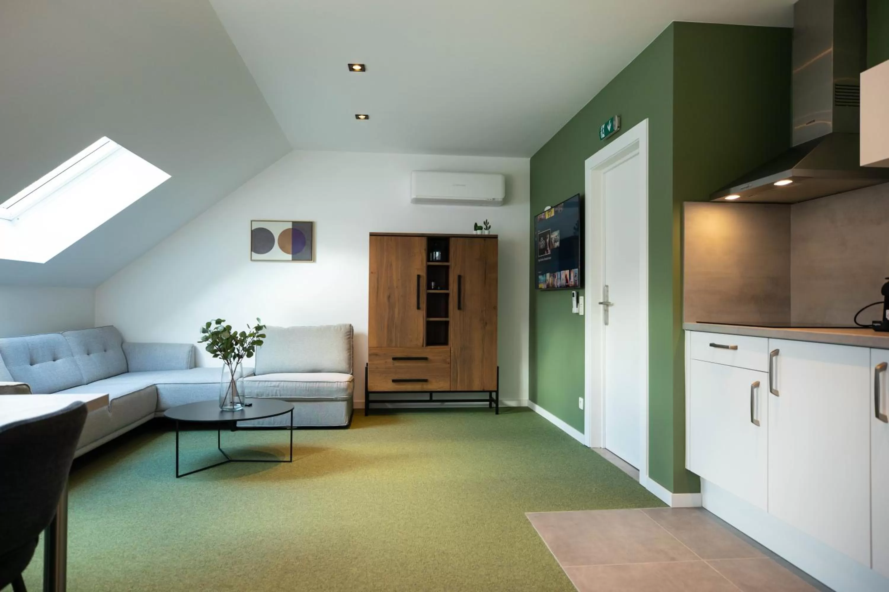 Living room in City Housing Genk