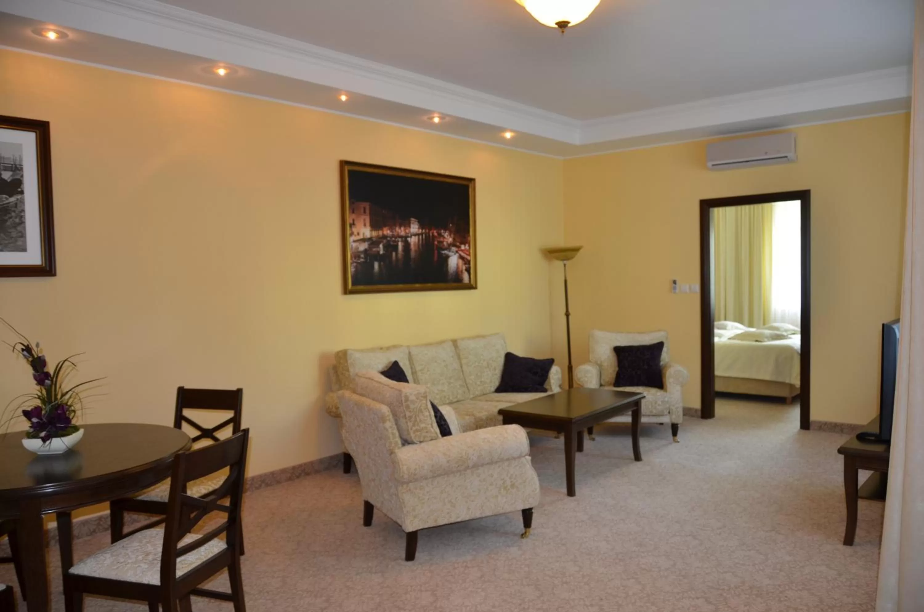 Seating area in Hotel Falko