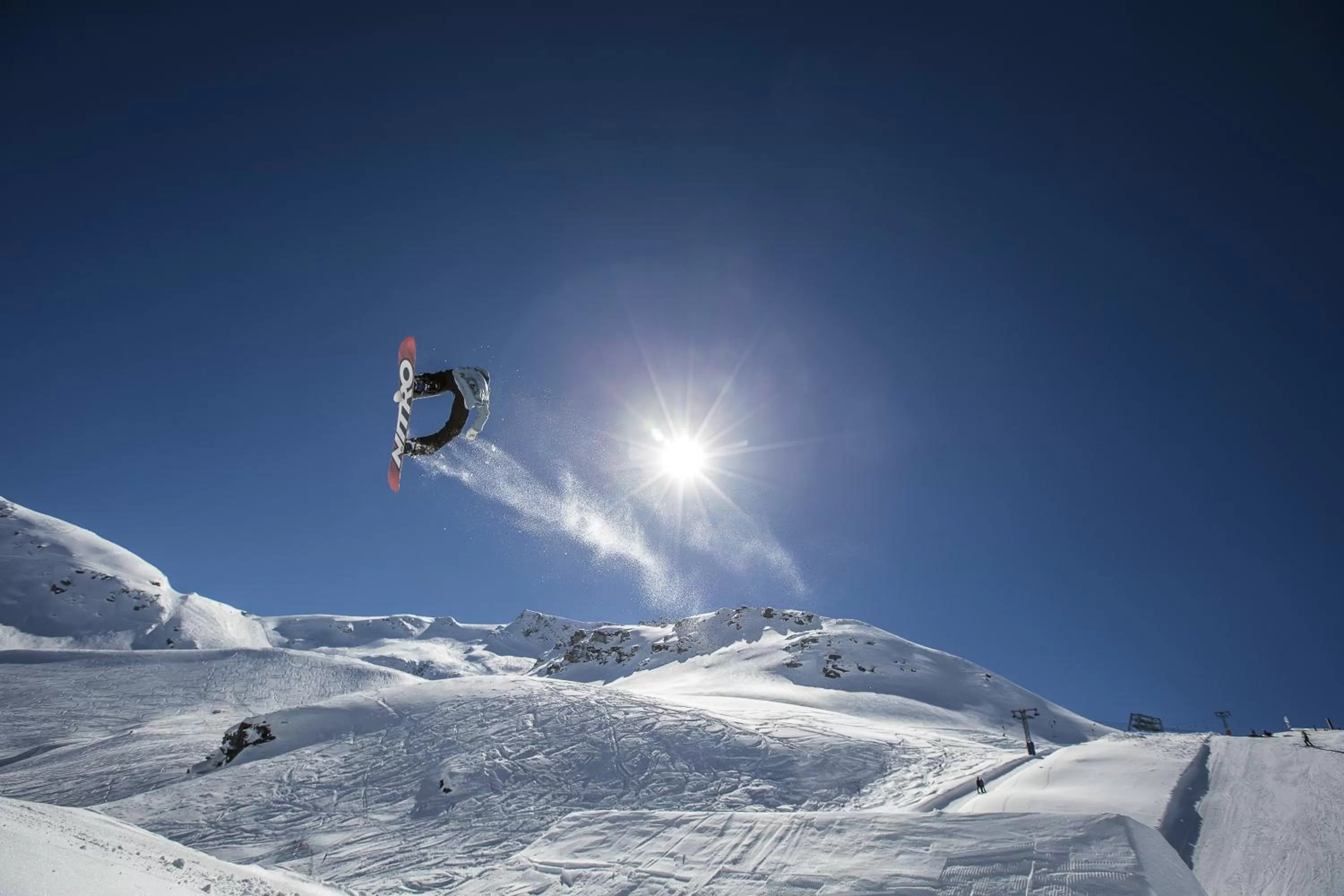Skiing in Berghotel Randolins