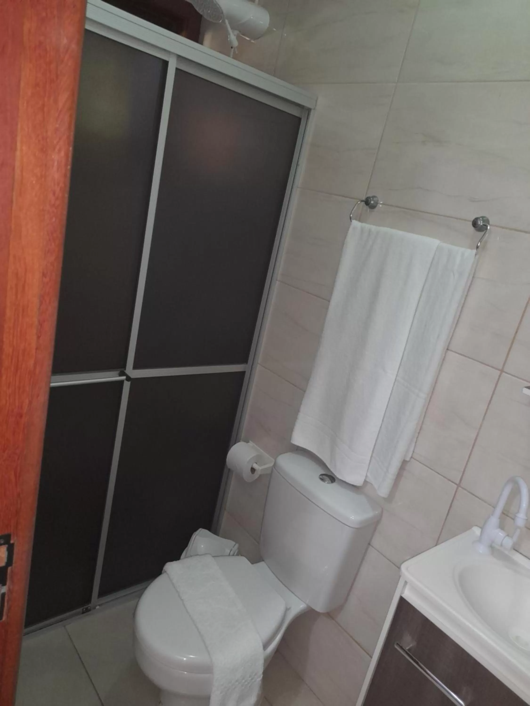 Bathroom in Pousada Água da Fonte