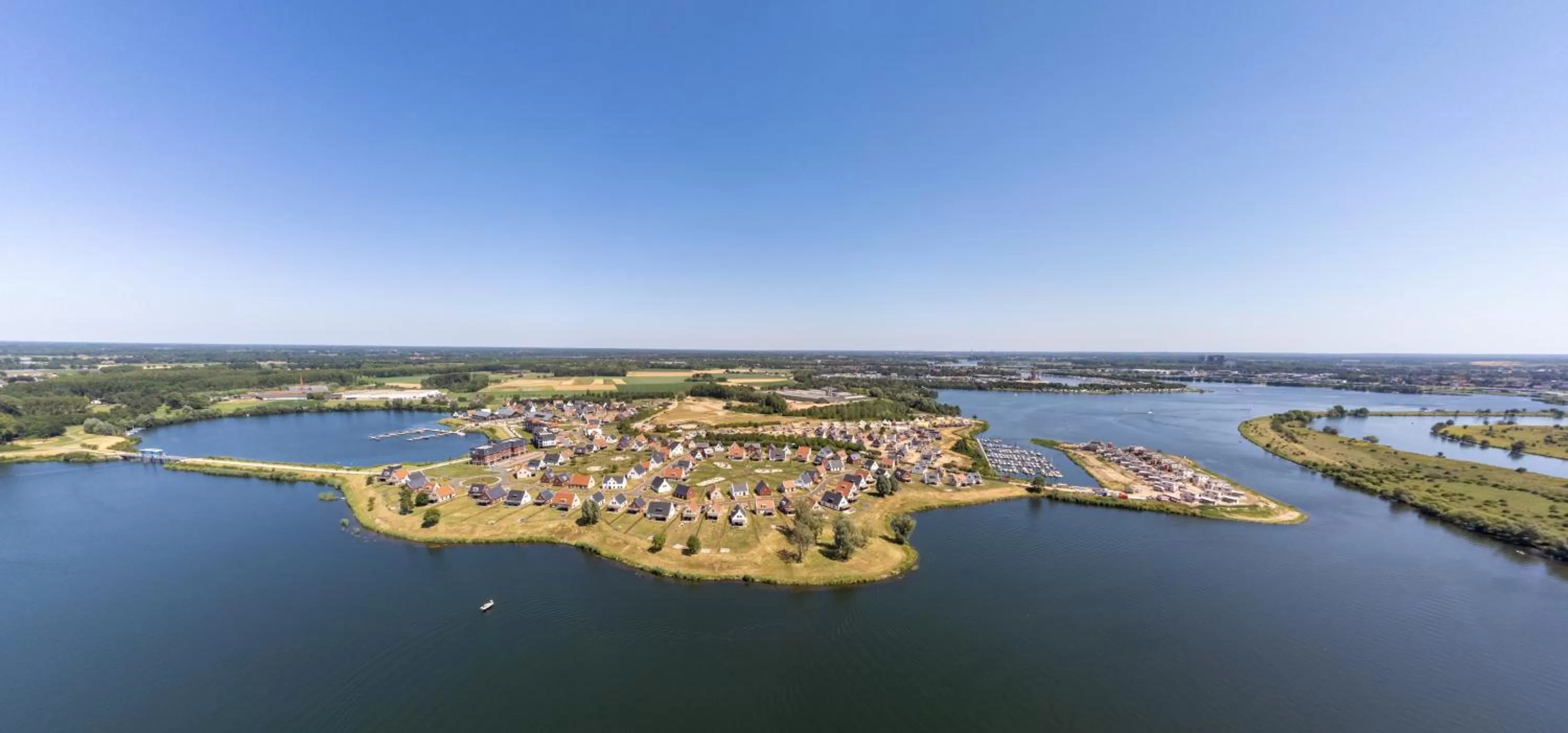 Bird's eye view in Parc Maasresidence Thorn Apartments