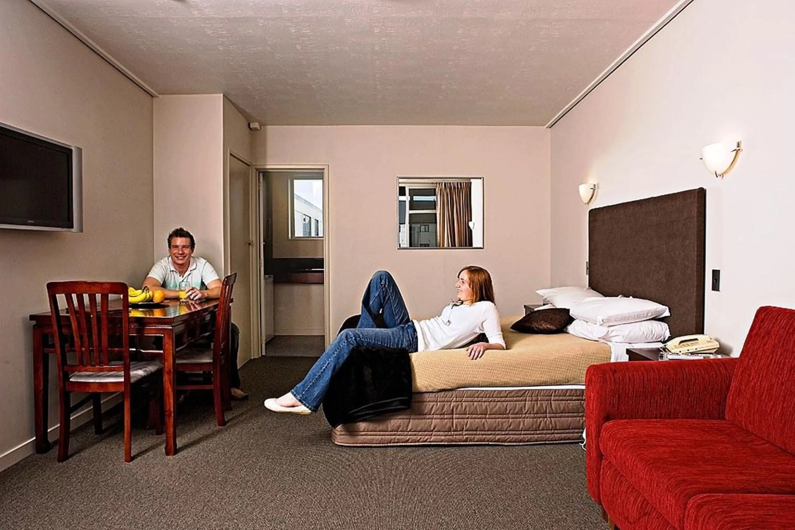 Photo of the whole room, Bed in City Central Motel Apartments