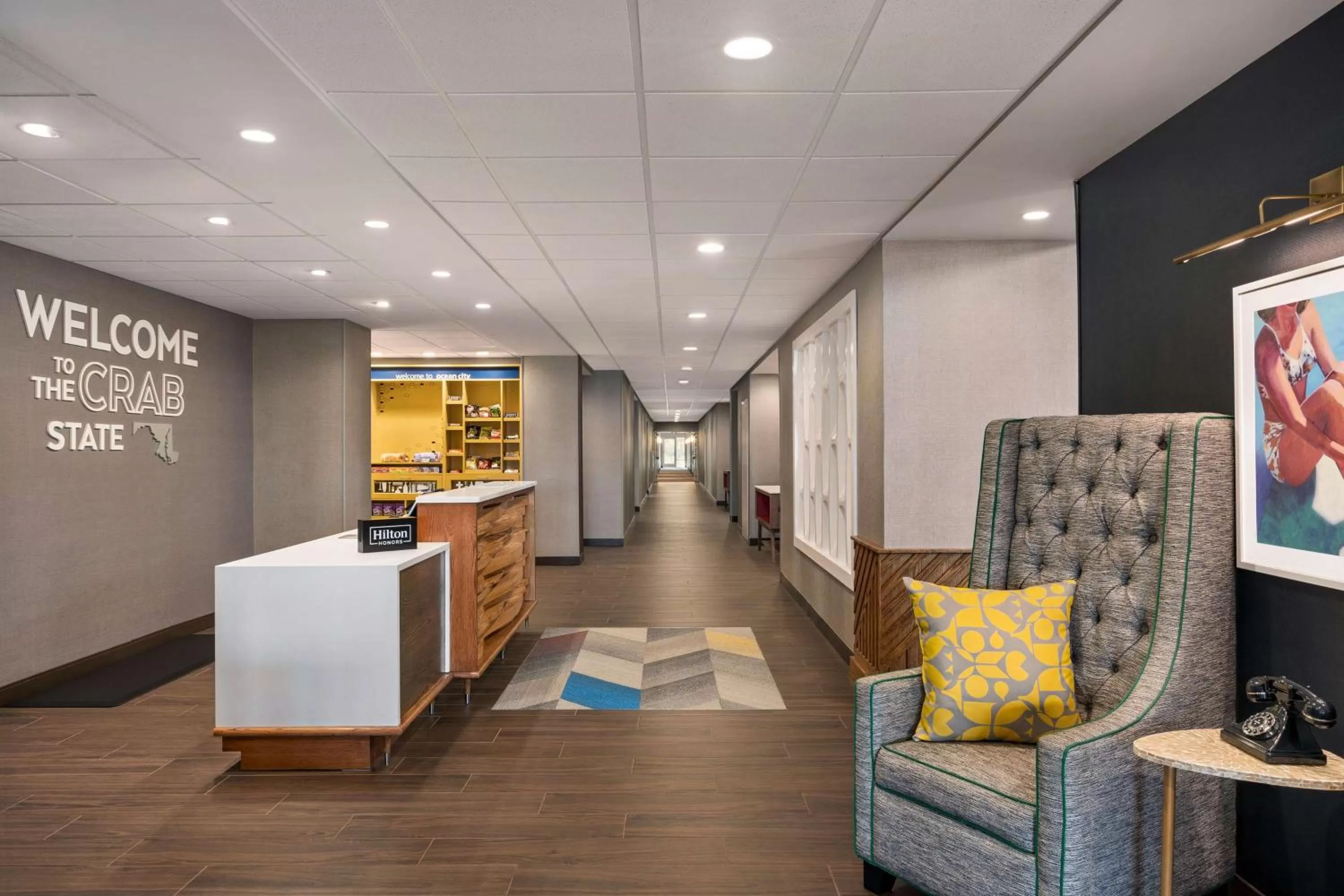 Lobby or reception in Hampton Inn & Suites Ocean City West