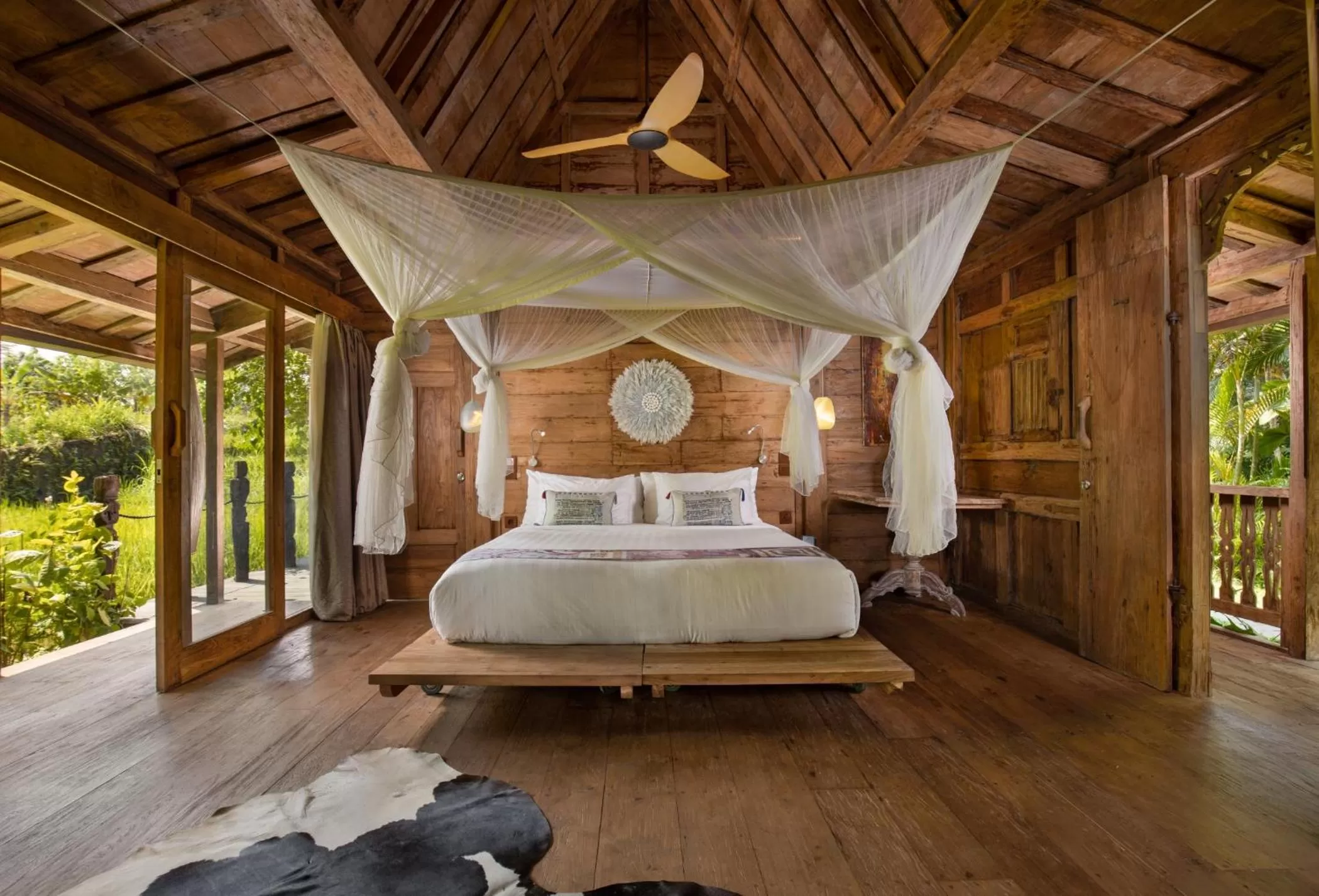 Bed in Blue Karma Dijiwa Ubud