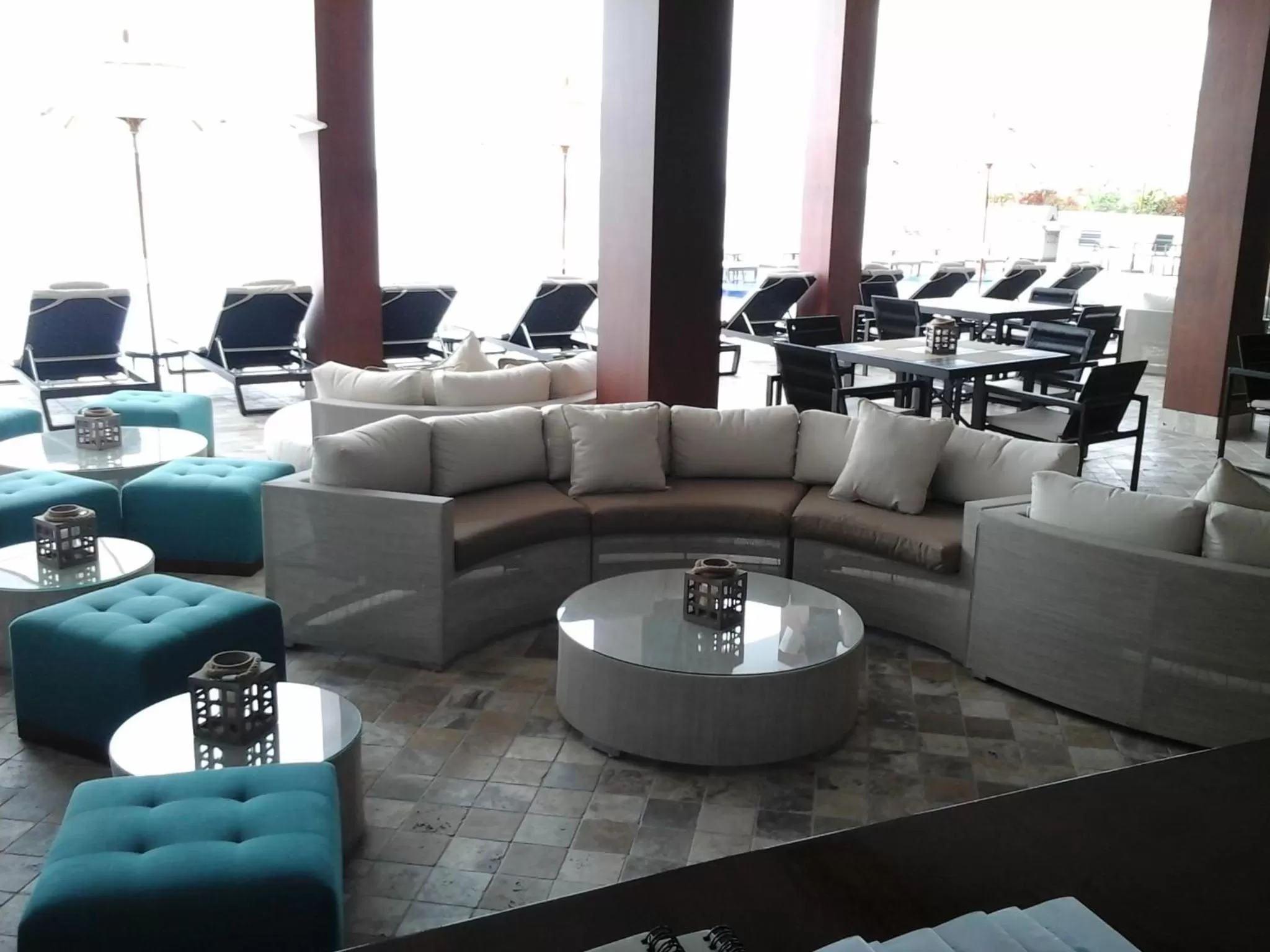 Lounge or bar in Hotel Poseidon