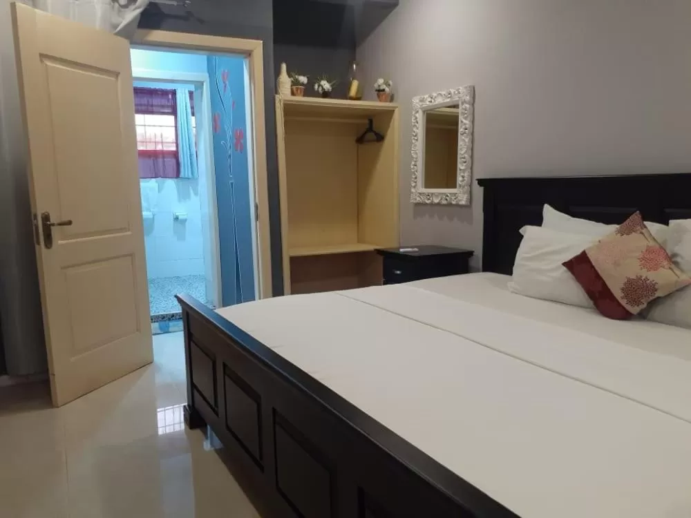 Bed in Hans Cottage Botel