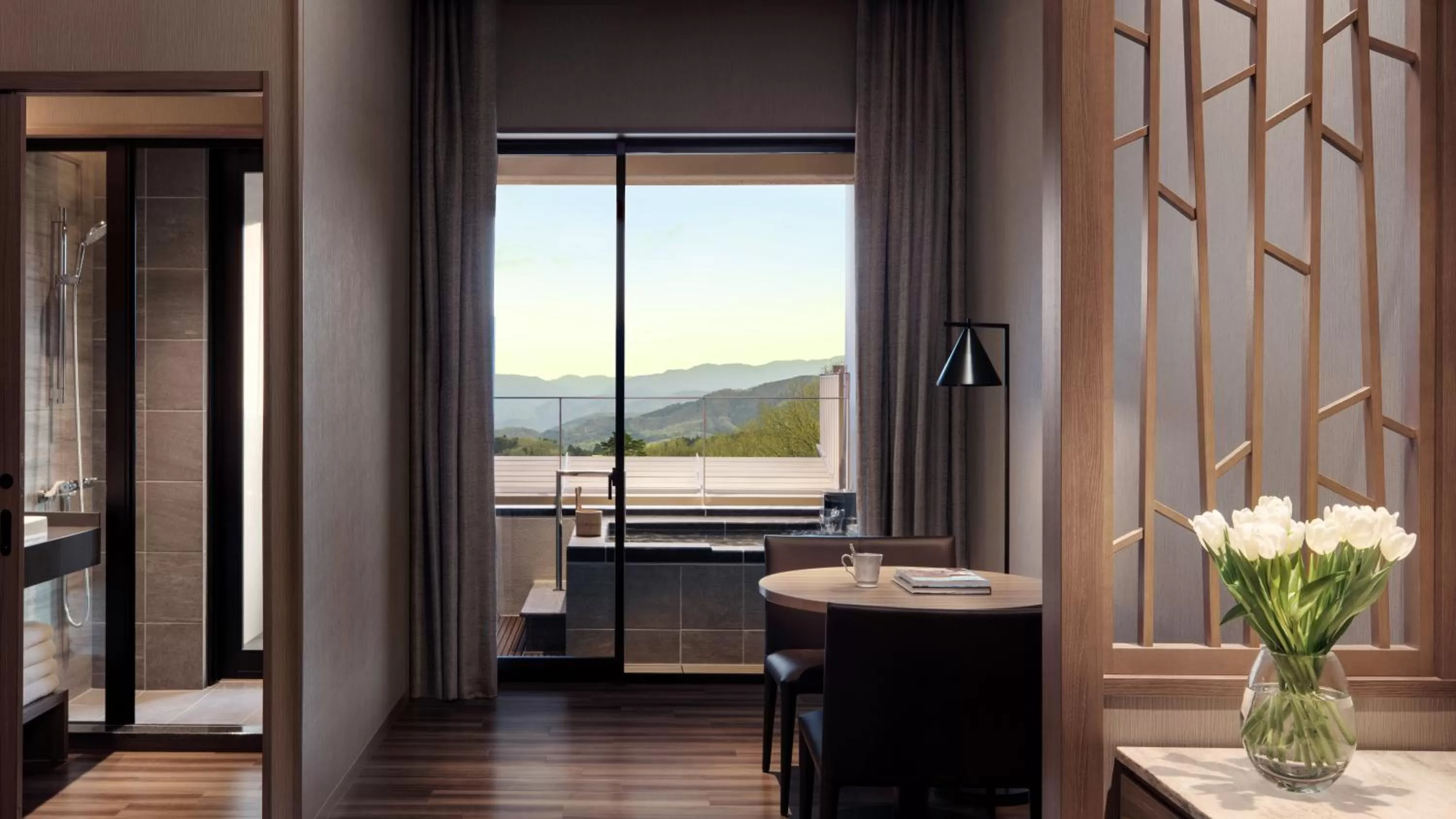 Hot Spring Bath in Izu Marriott Hotel Shuzenji