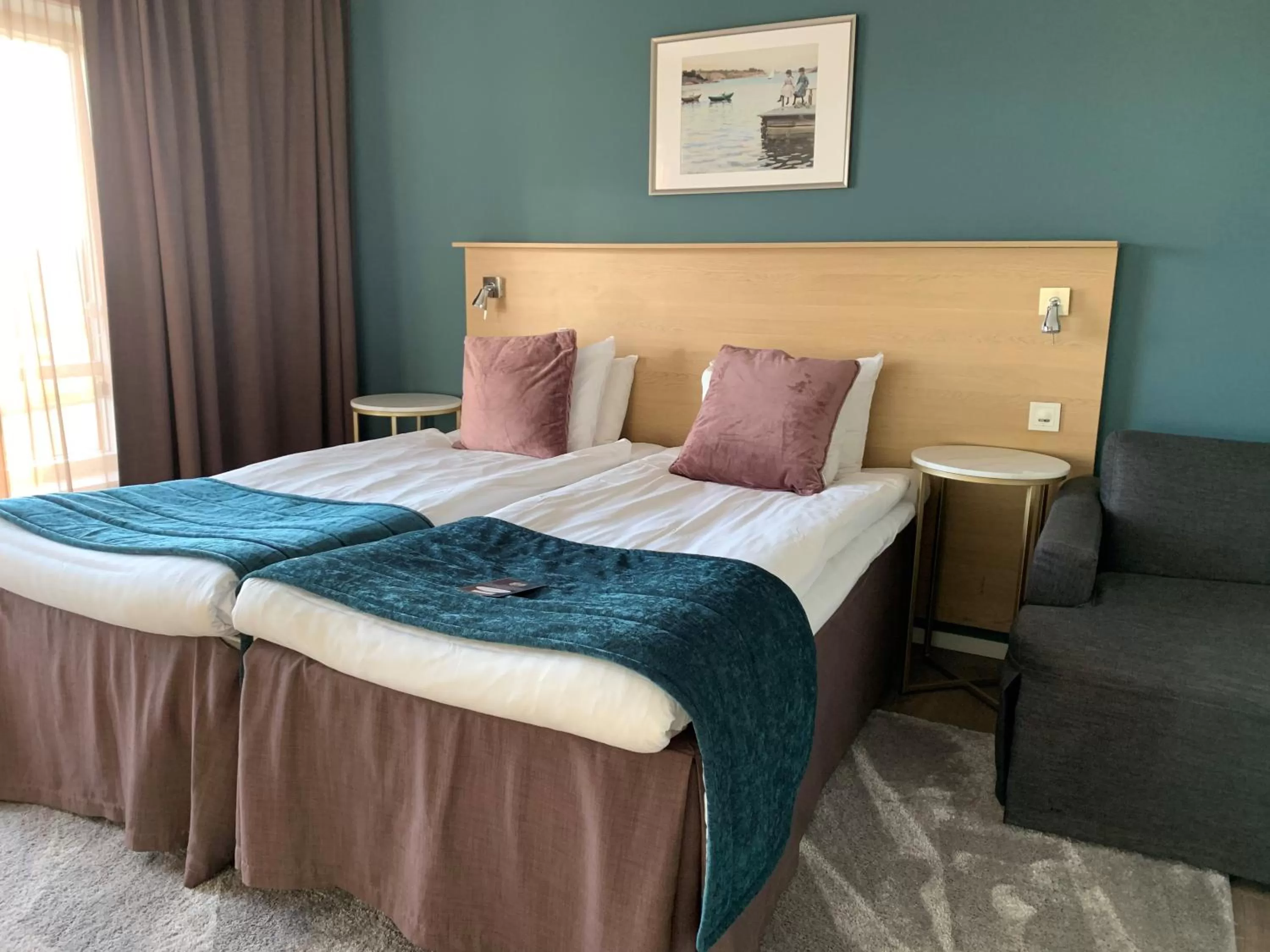 Bed in Skara Konsthotell