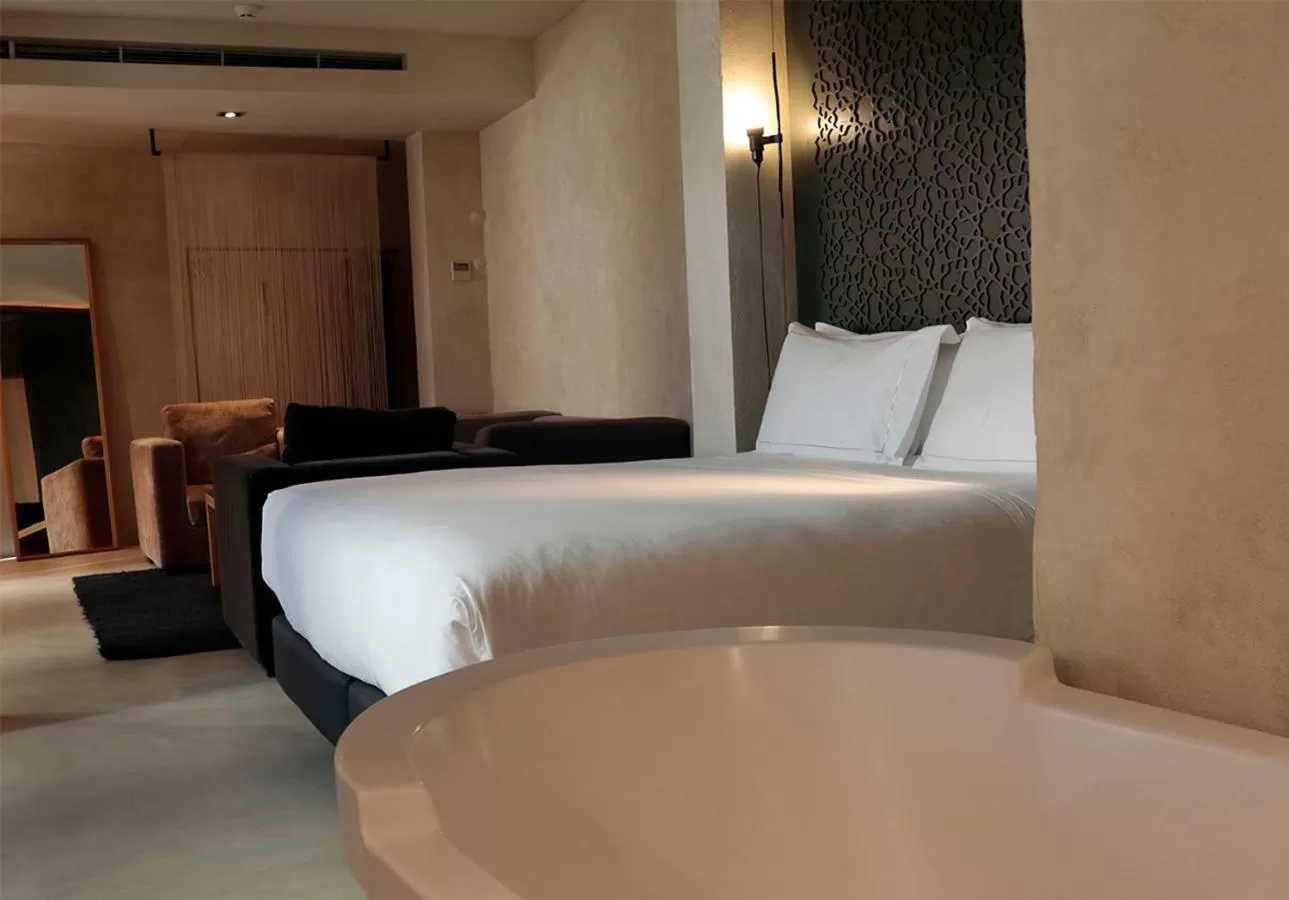 Bed in EME Catedral Mercer Hotel