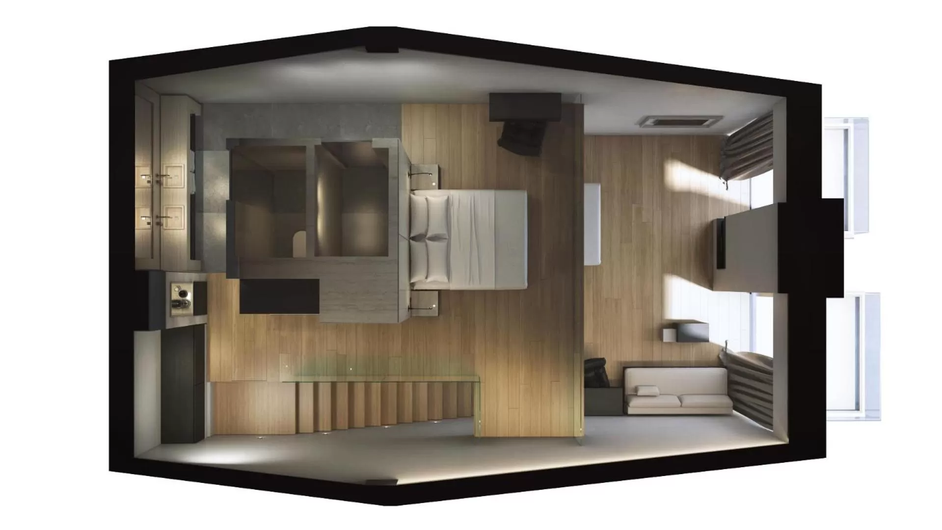Floor plan in The Tanneries Hotel & Spa - a Member of Design Hotels
