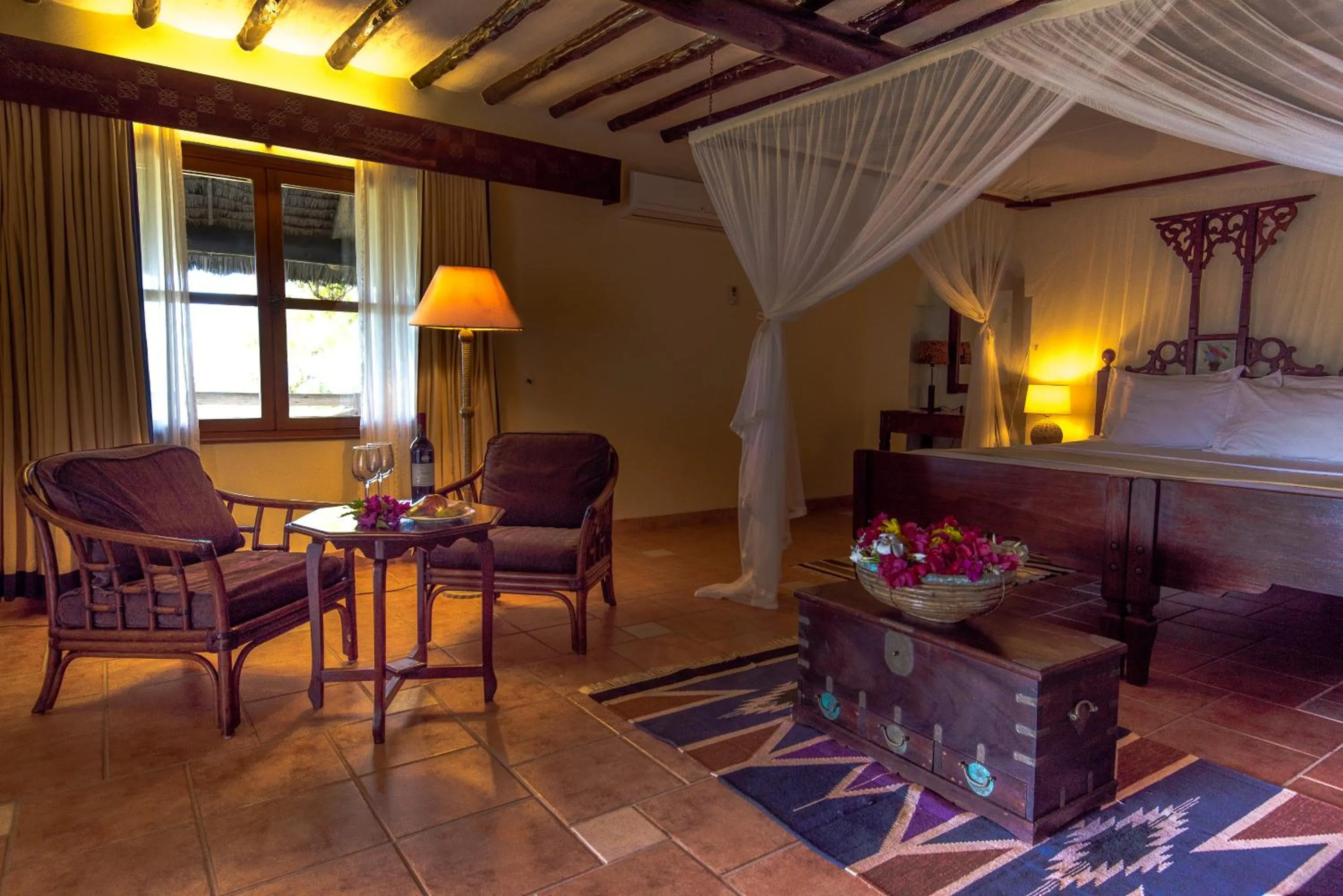 Bedroom in Amani Beach Resort