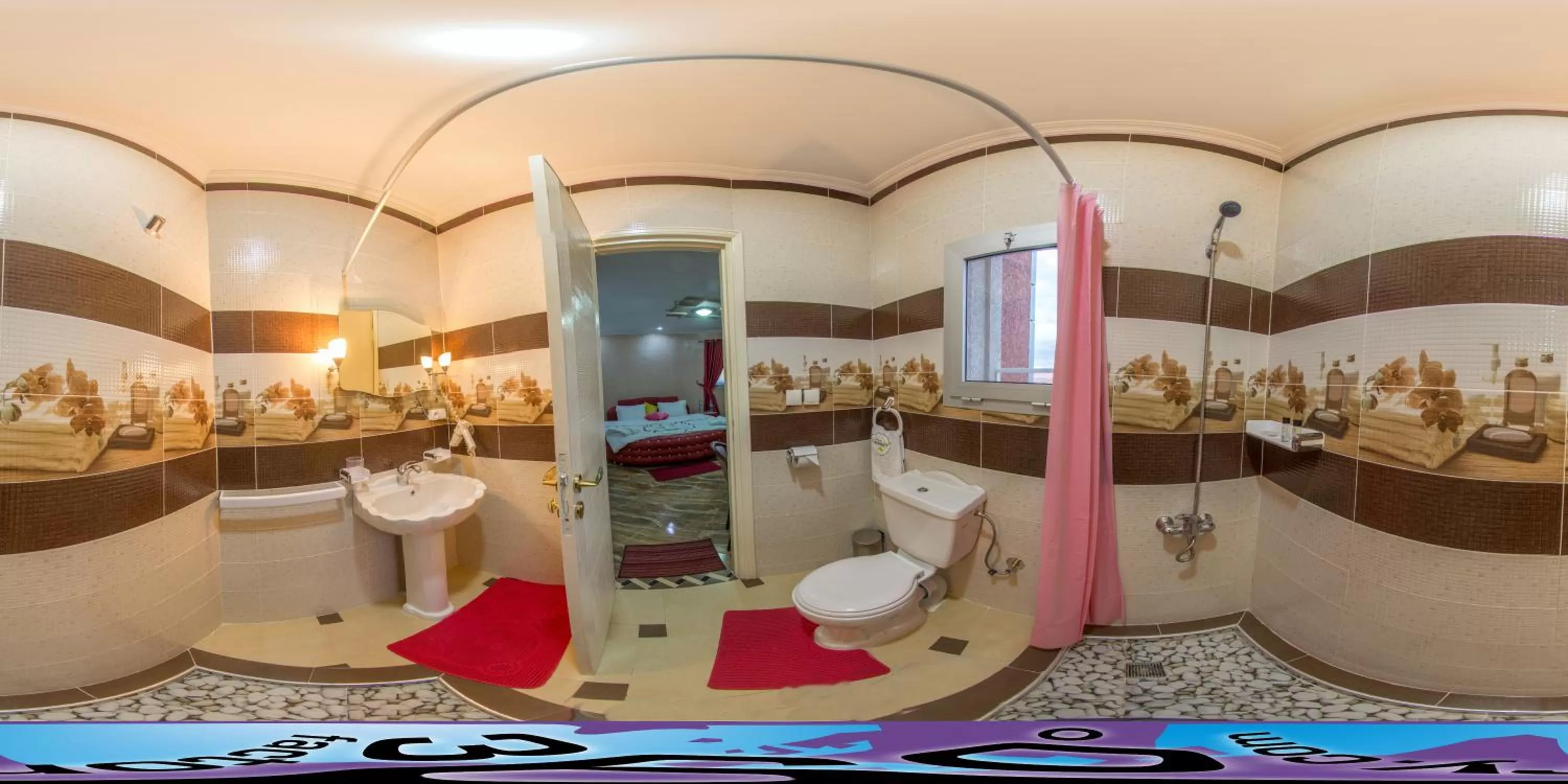 Bathroom in Hôtel Hadaik Ain Asserdoune