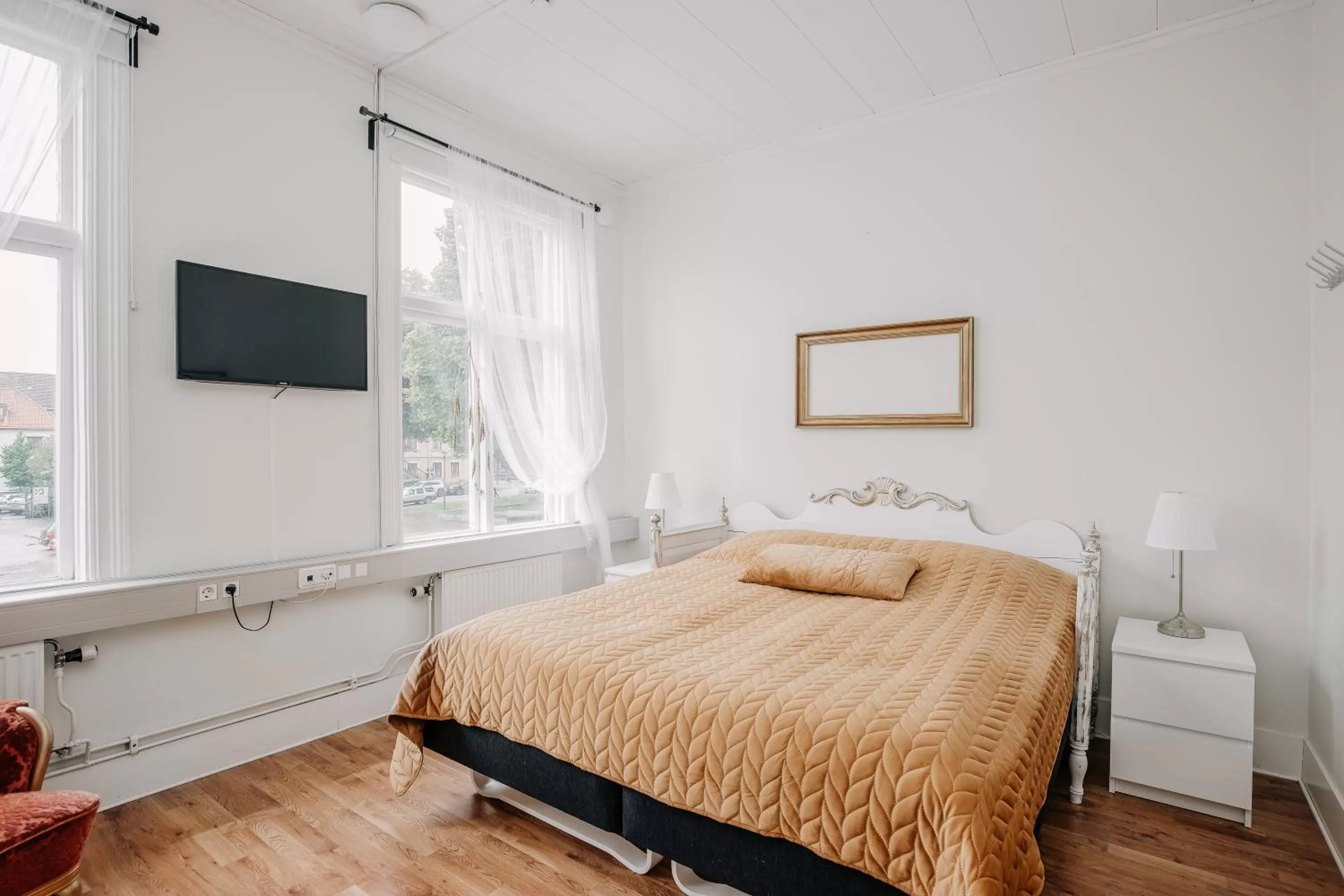 Bedroom in Järnvägshotellet B&B Skara