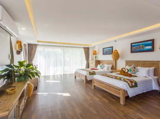 Bedroom in Peach House