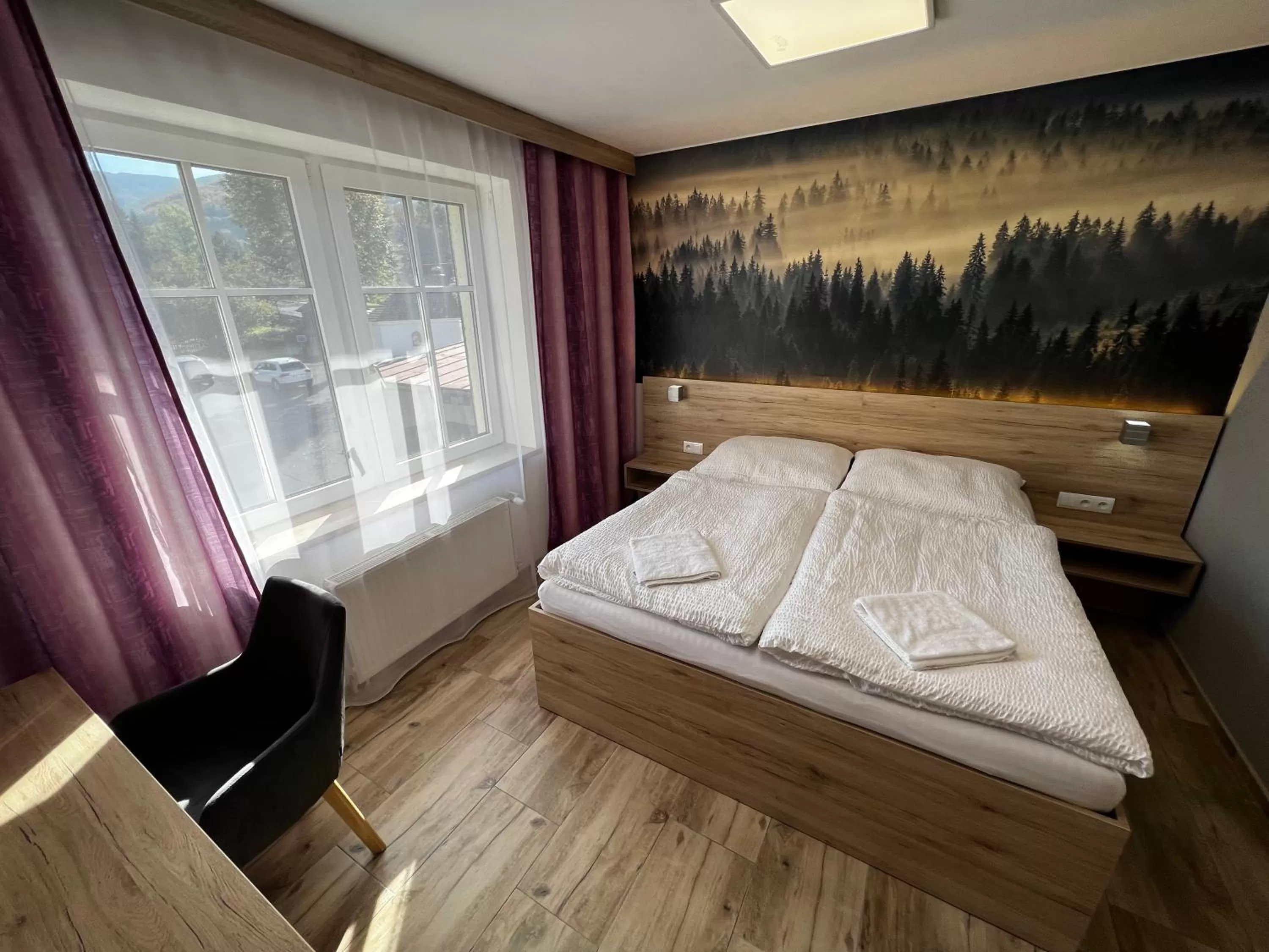 Bed in Hotel U Kociana