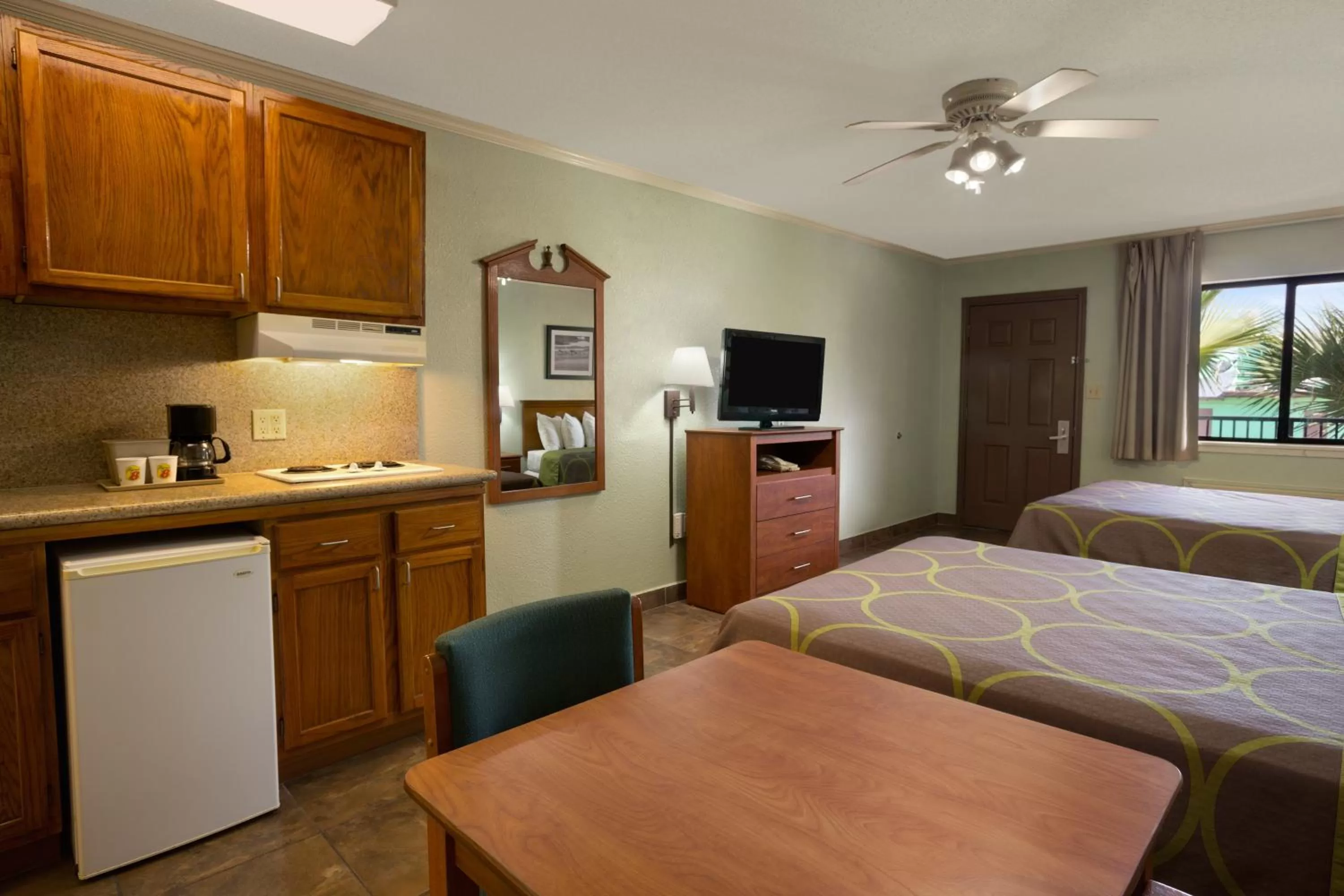 Bedroom, Bed in Super 8 by Wyndham South Padre Island