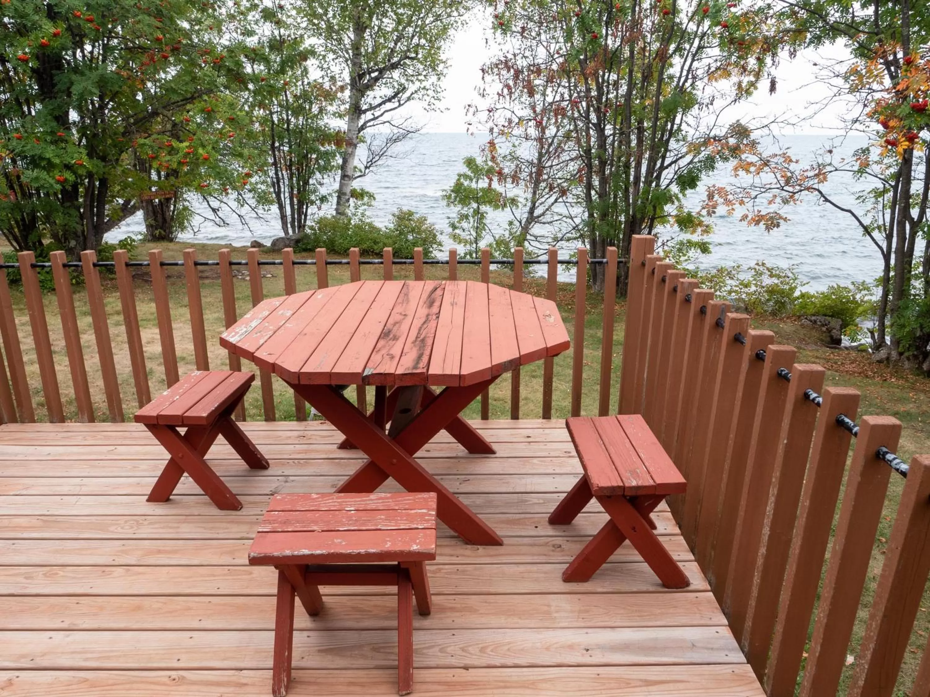 Patio in Lutsen Sea Villas