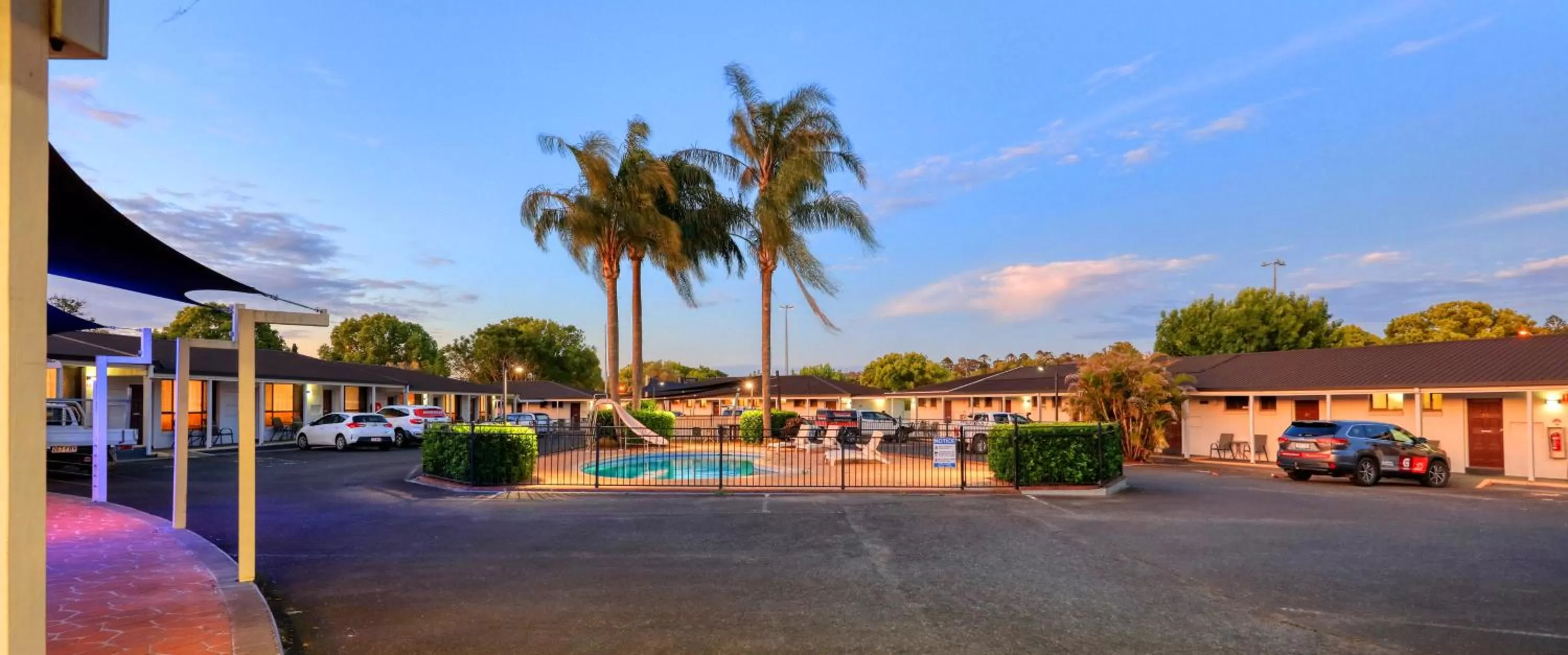 Property building in James Street Motor Inn