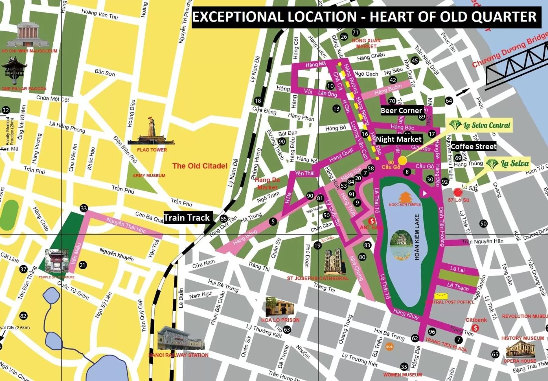 Nearby landmark in Hanoi La Selva Central Hotel & Spa