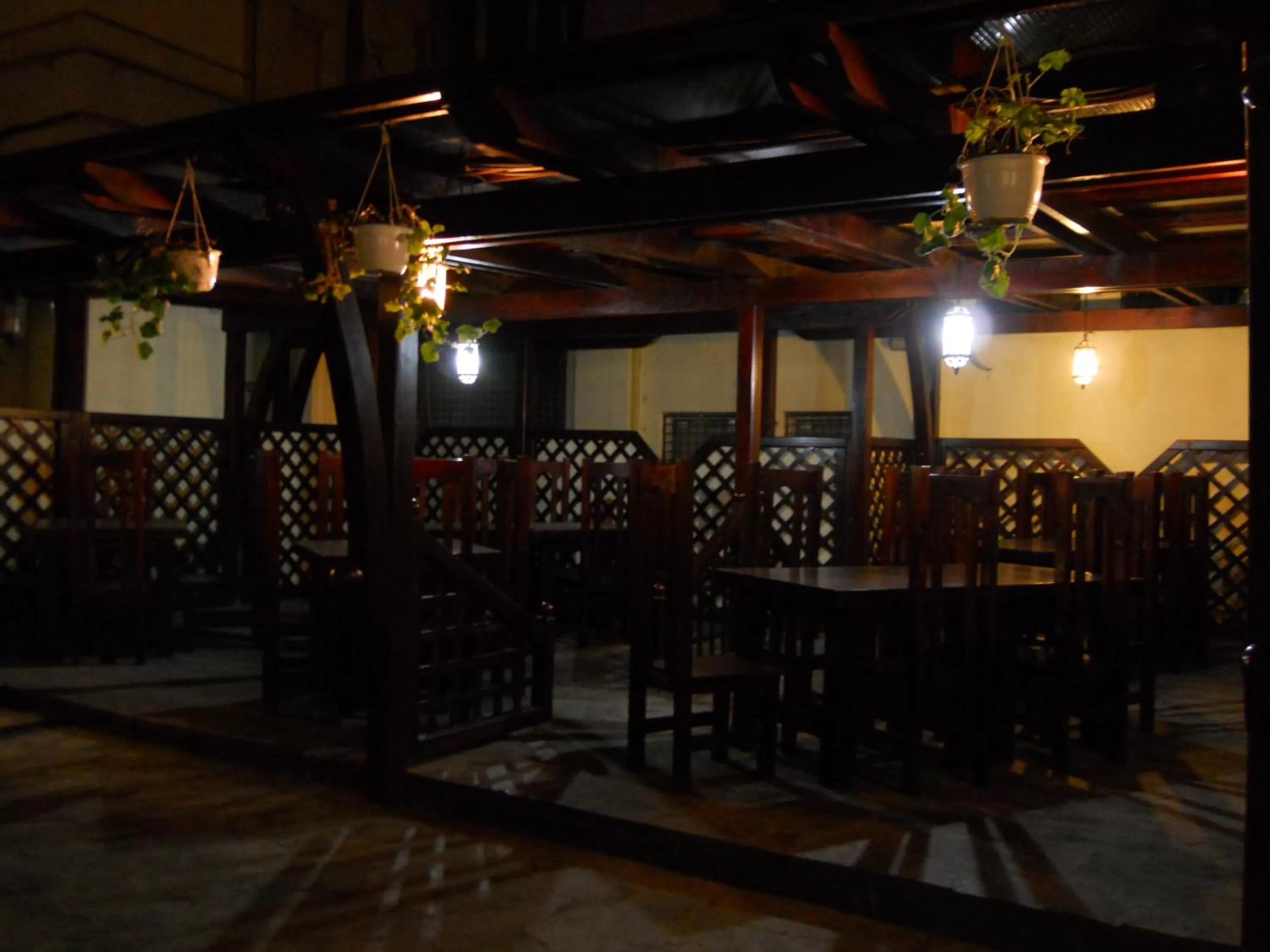 Lounge or bar, Restaurant/Places to Eat in Hotel Bistrita