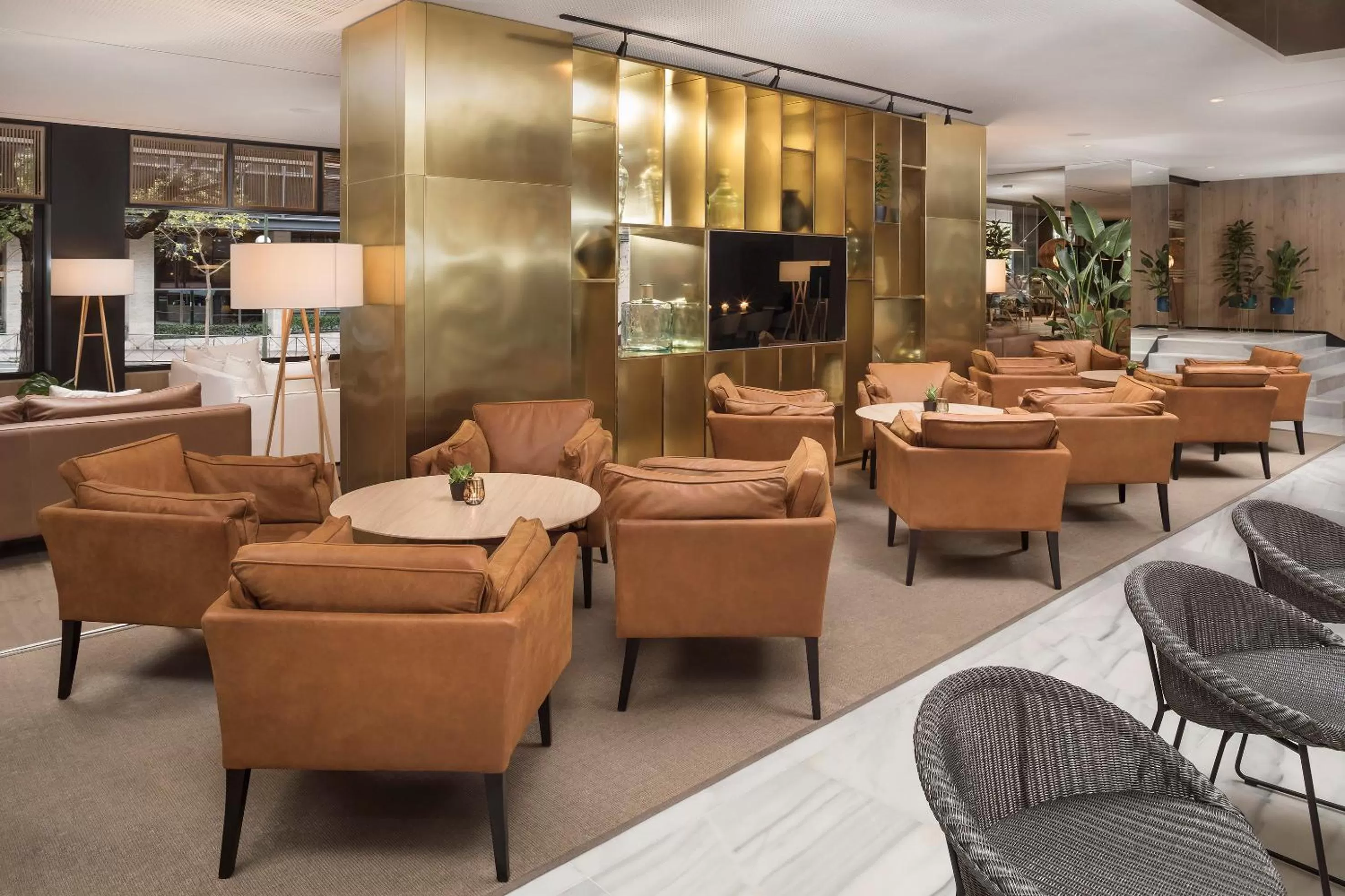 Lounge or bar in Melia Madrid Serrano