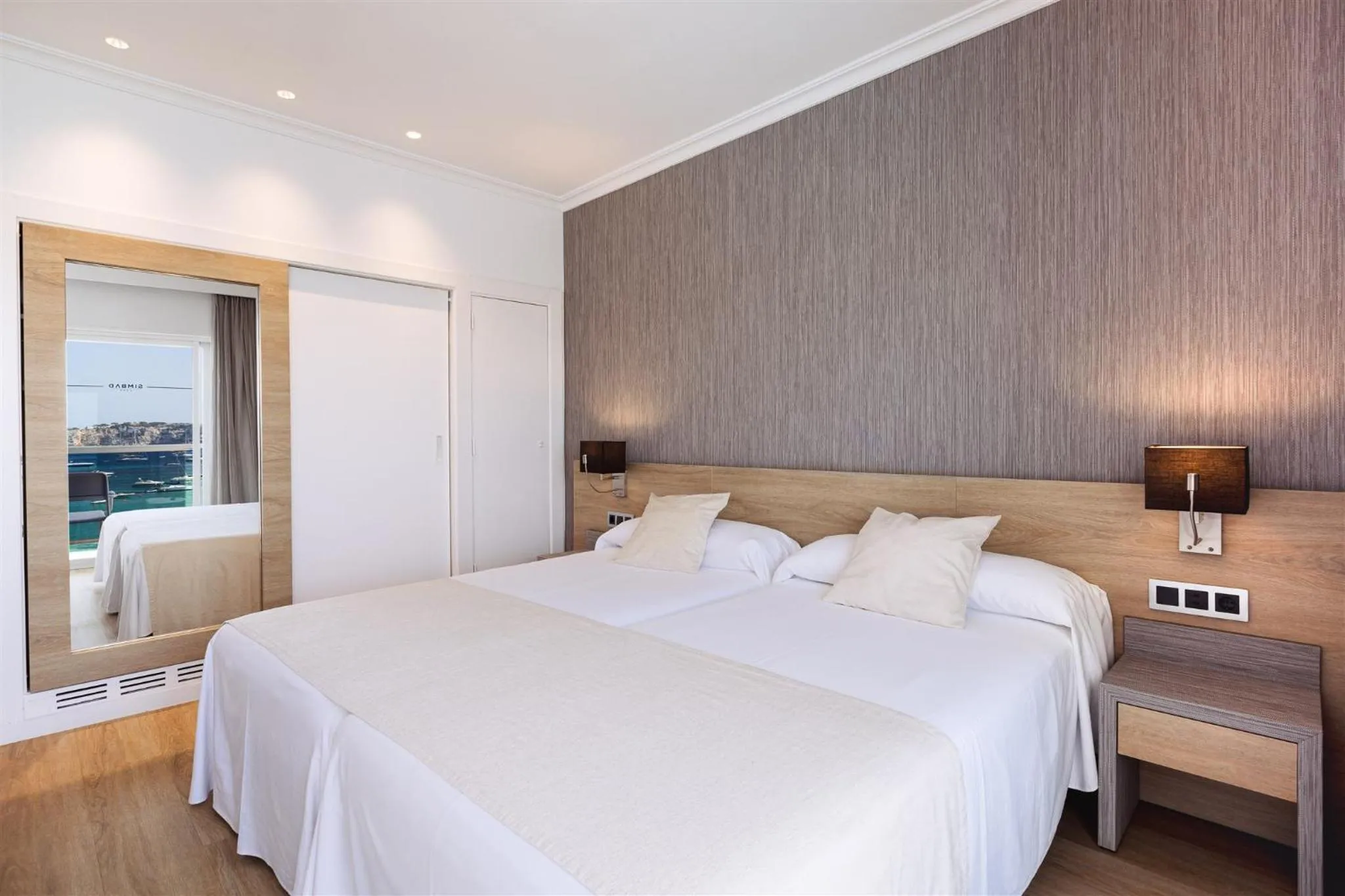 Bed in Hotel Simbad Ibiza