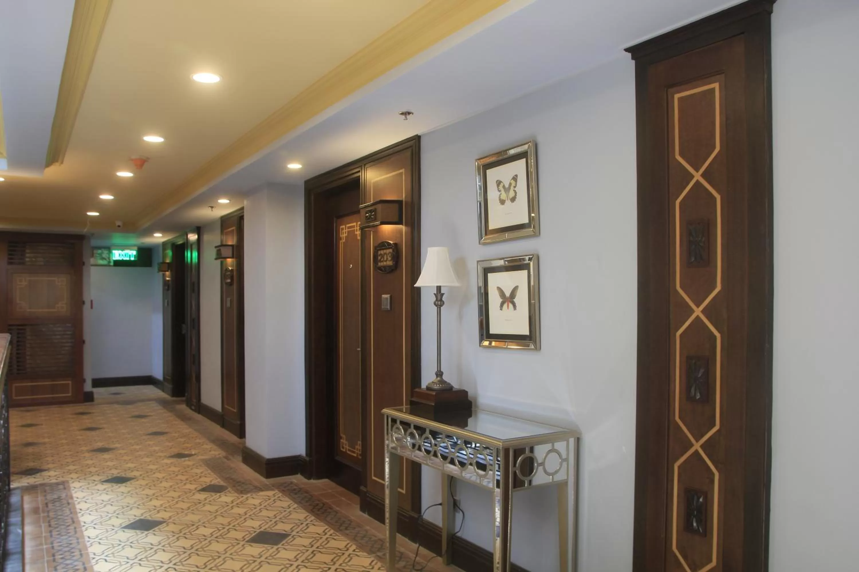 Decorative detail in Herald Suites Polaris