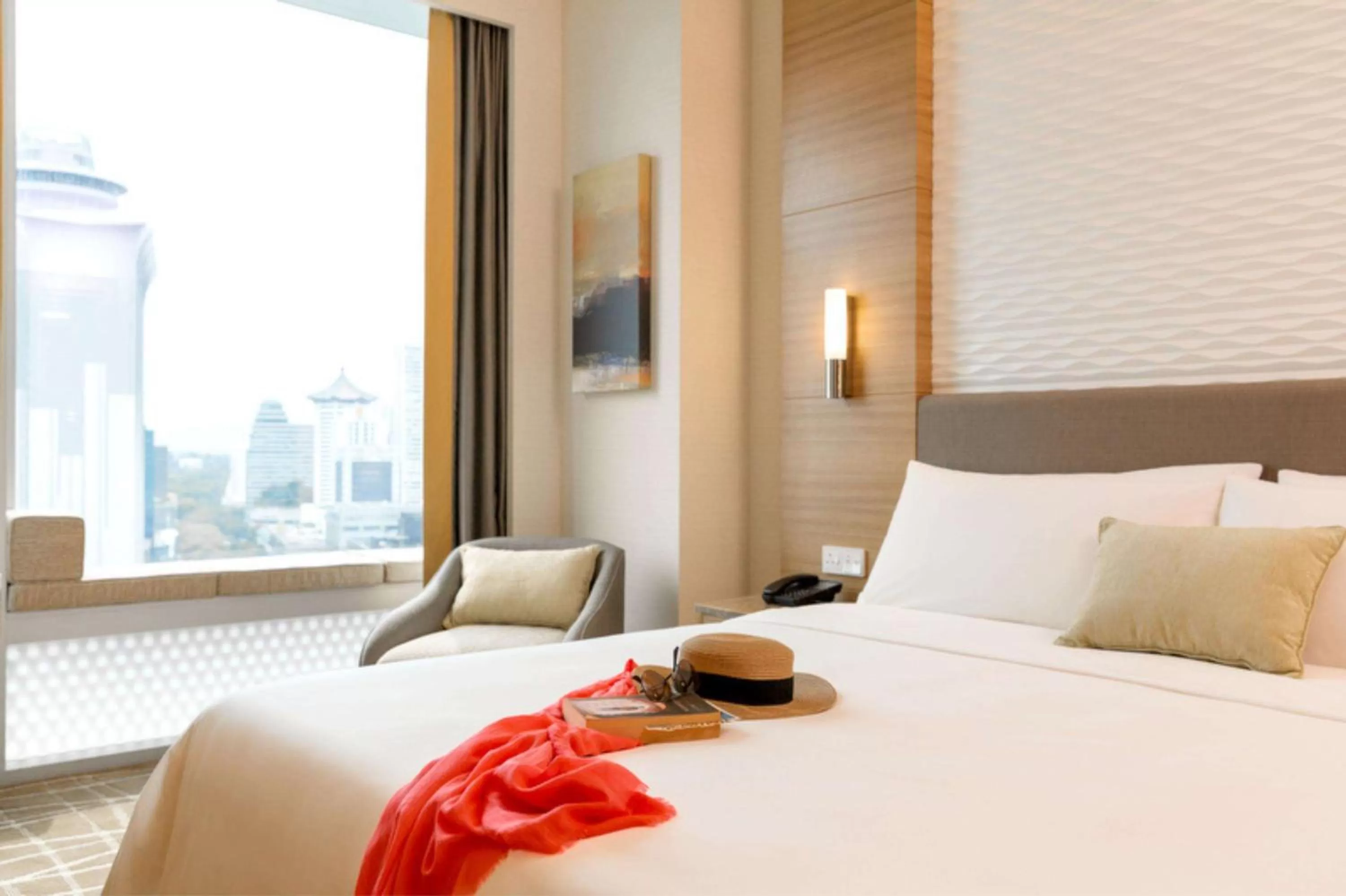 Photo of the whole room, Bed in JEN Singapore Orchardgateway by Shangri-La