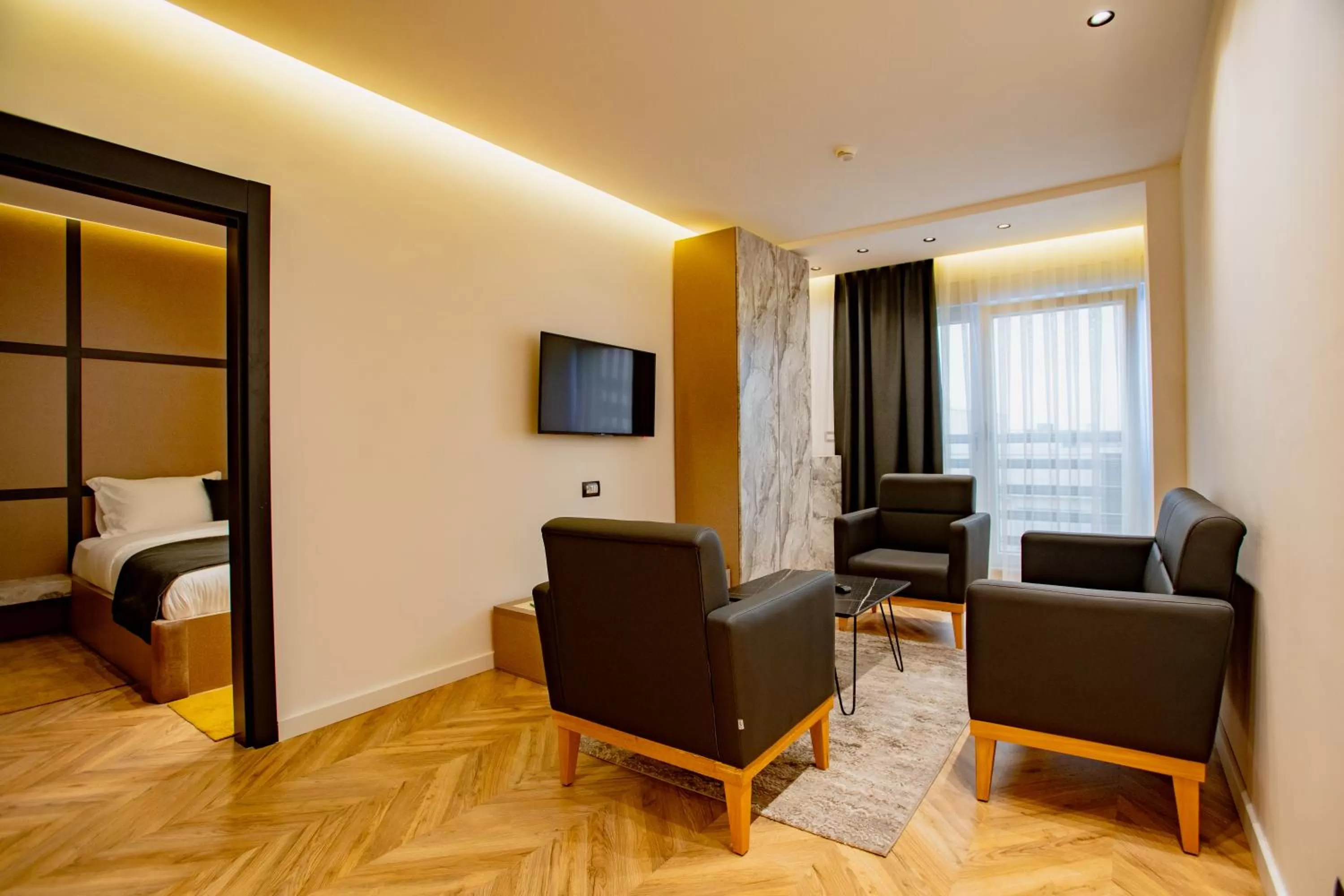 TV and multimedia, Seating Area in Ador Hotel