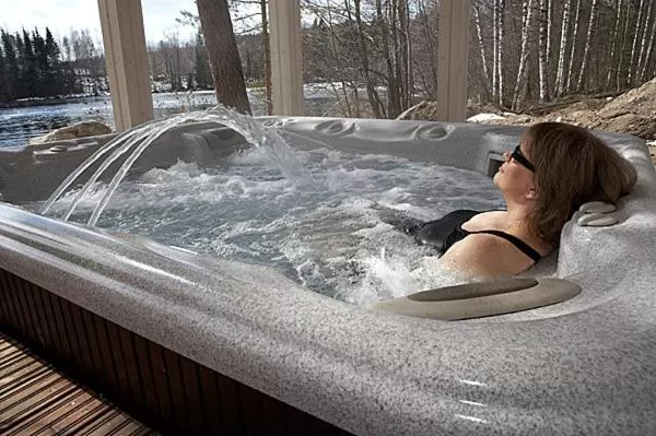Open Air Bath in Varjola Holiday Center