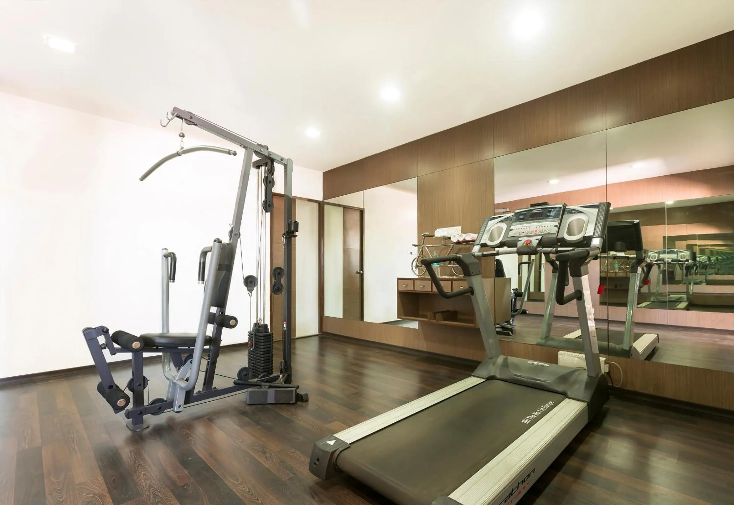 Fitness centre/facilities in The Lotus Apartment Hotel, Venkatraman Street