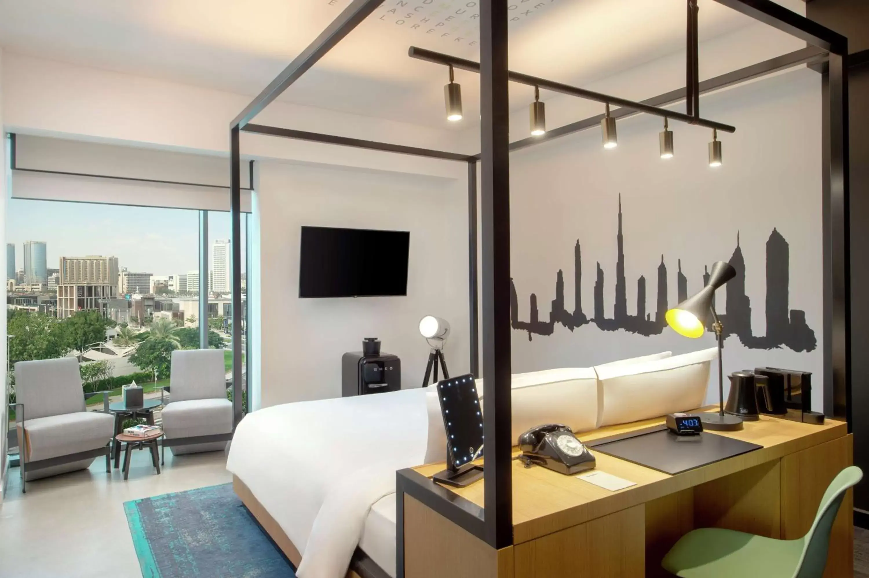 King Room with City View in Canopy by Hilton Dubai Al Seef King Room with City View in Canopy by Hilton Dubai Al Seef