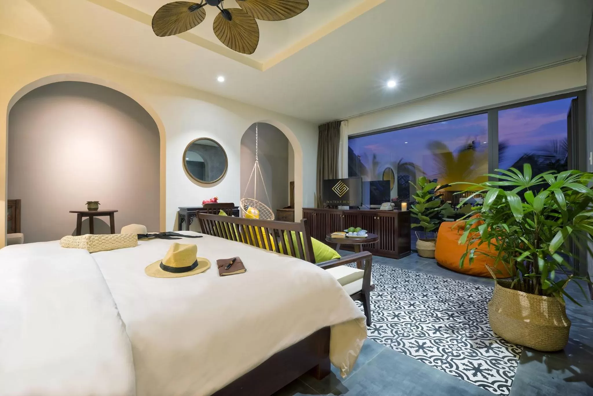 Communal lounge/ TV room, Bed in G Boutique Retreat Hoi An