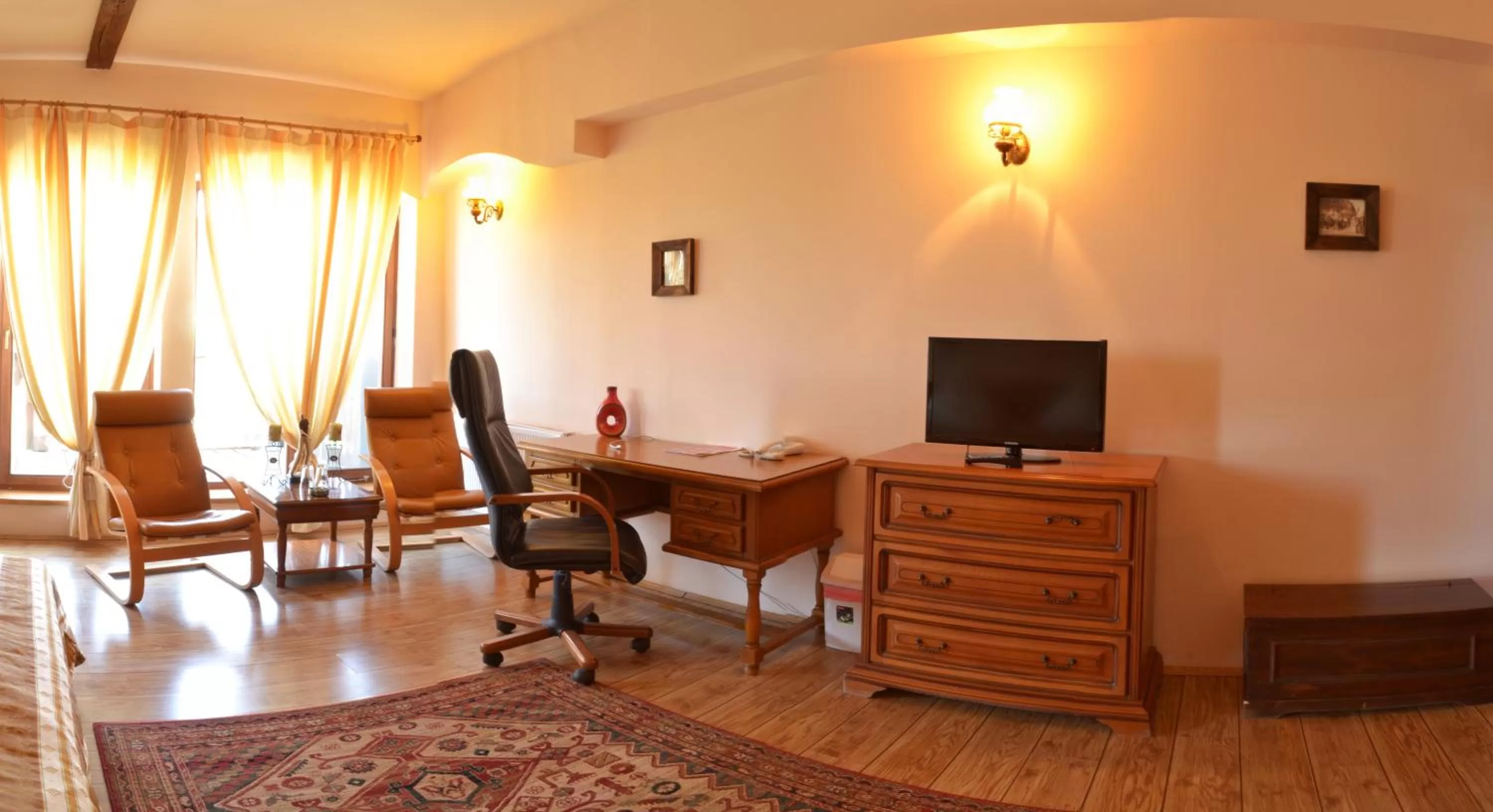 Decorative detail, TV/Entertainment Center in Hotel Bielmann